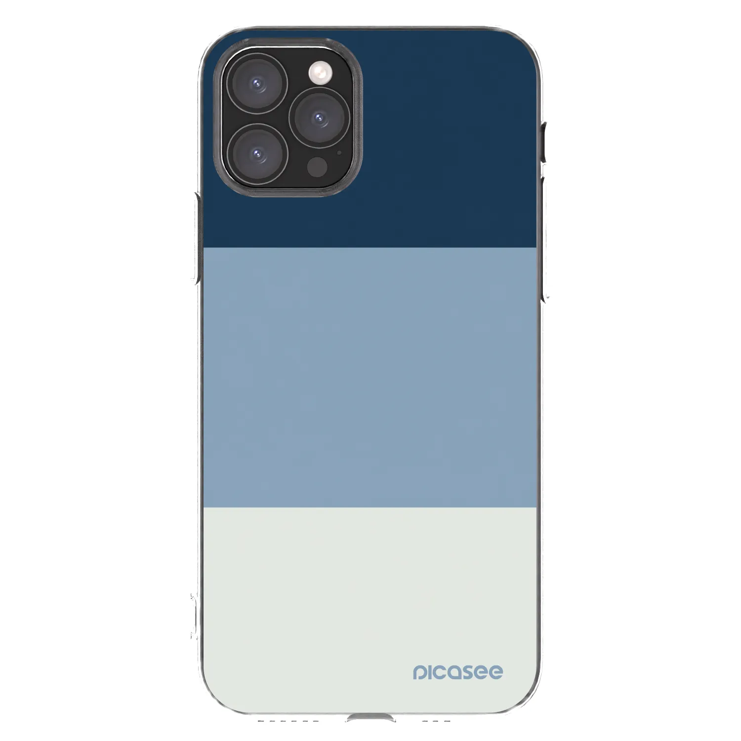 Picasee átlátszó szilikon tok az alábbi mobiltelefonokra Apple iPhone 11 Pro - Coastal Blue