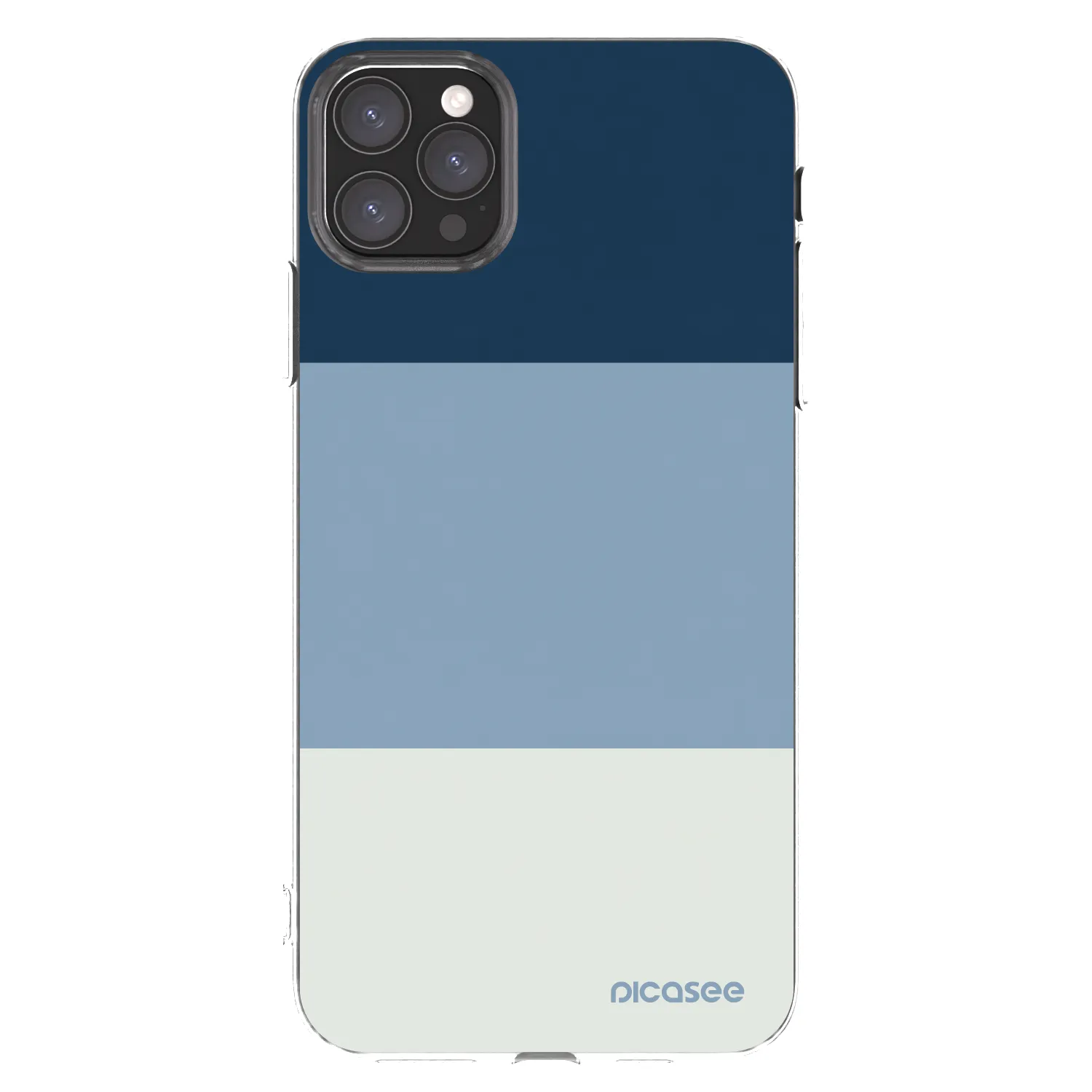 Picasee átlátszó szilikon tok az alábbi mobiltelefonokra Apple iPhone 11 Pro Max - Coastal Blue