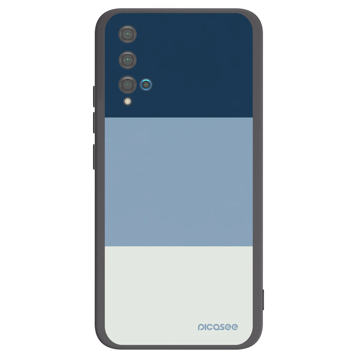 Picasee fekete szilikon tok az alábbi mobiltelefonokra Huawei Nova 5T - Coastal Blue