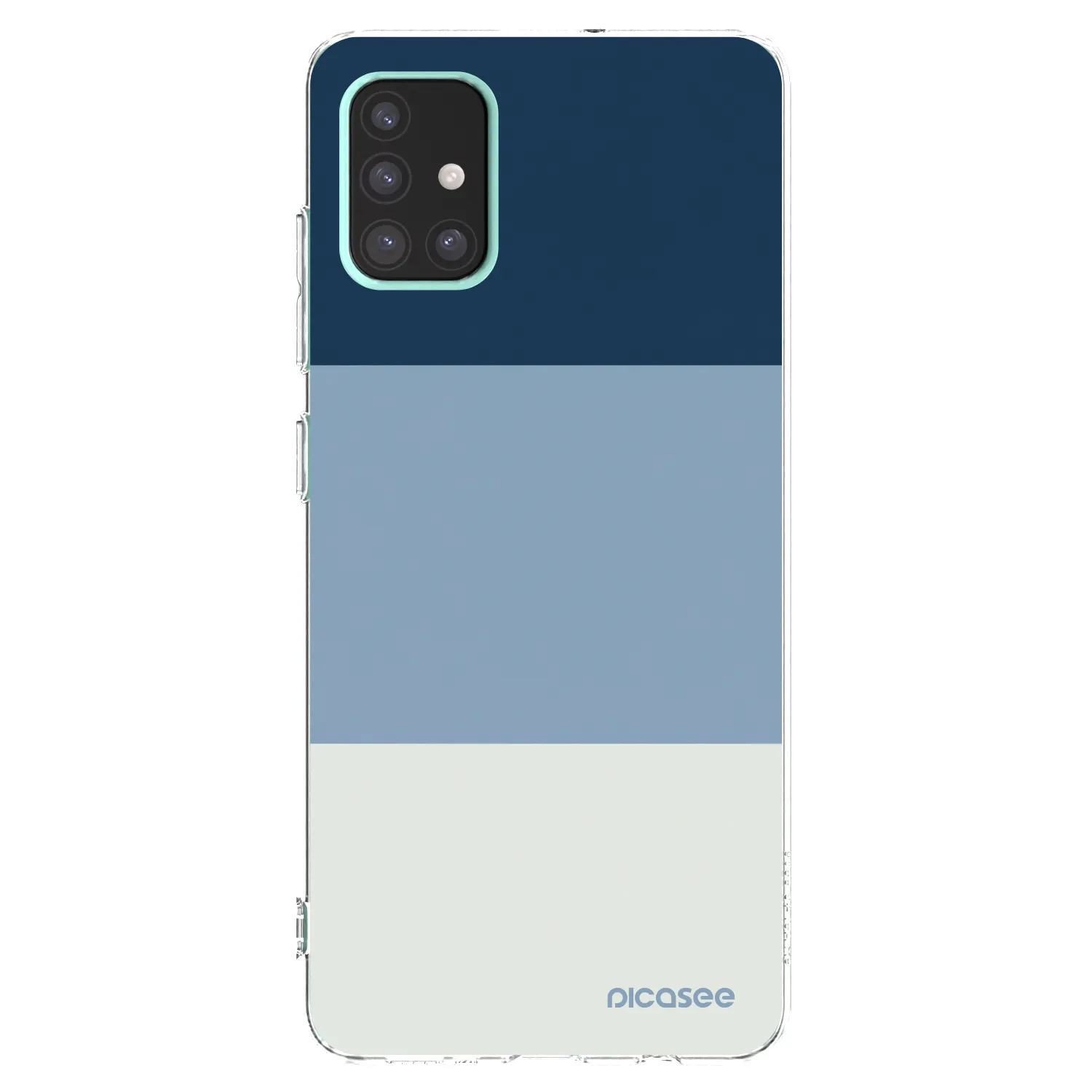 Picasee átlátszó szilikon tok az alábbi mobiltelefonokra Samsung Galaxy A51 A515F - Coastal Blue