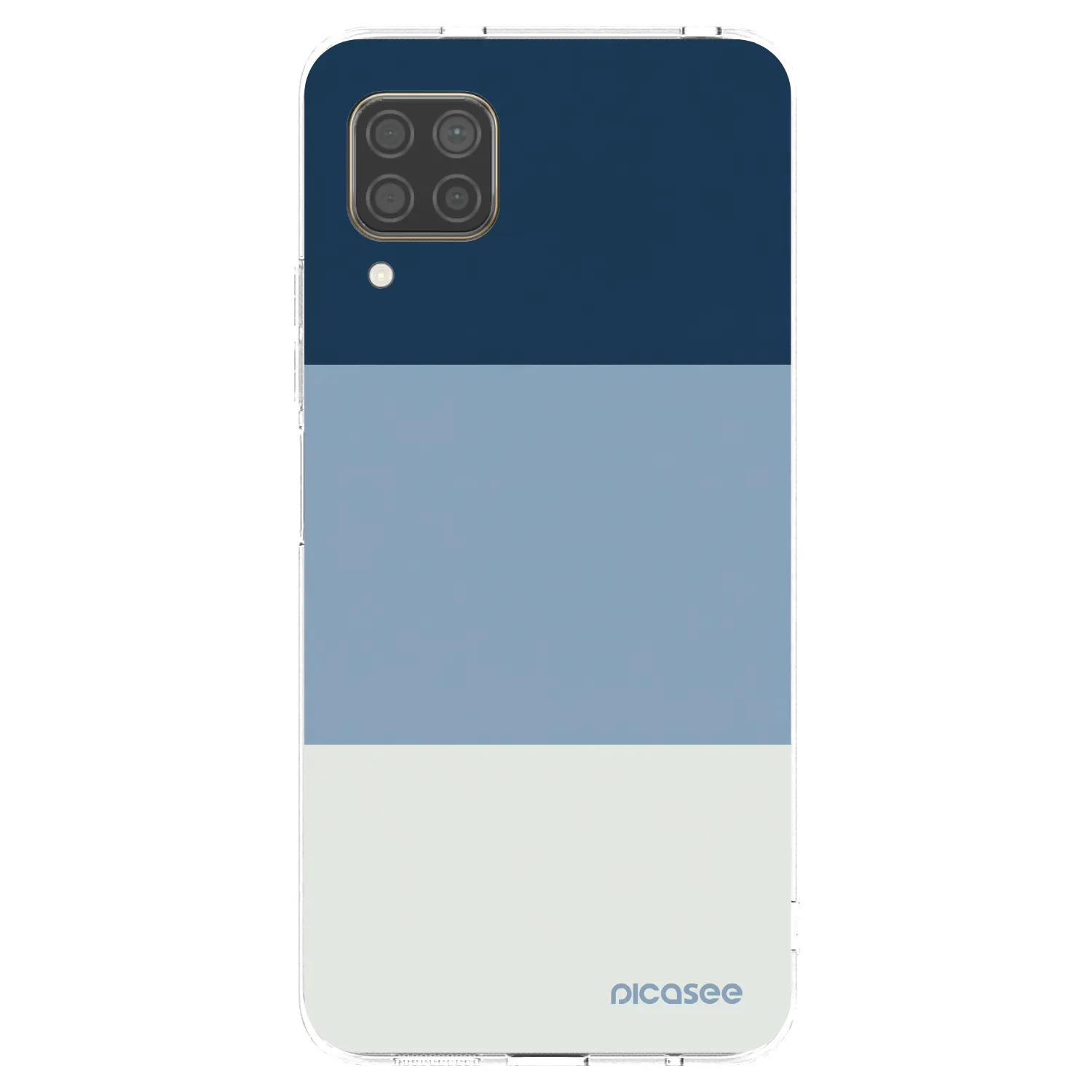 Picasee átlátszó szilikon tok az alábbi mobiltelefonokra Huawei P40 Lite - Coastal Blue