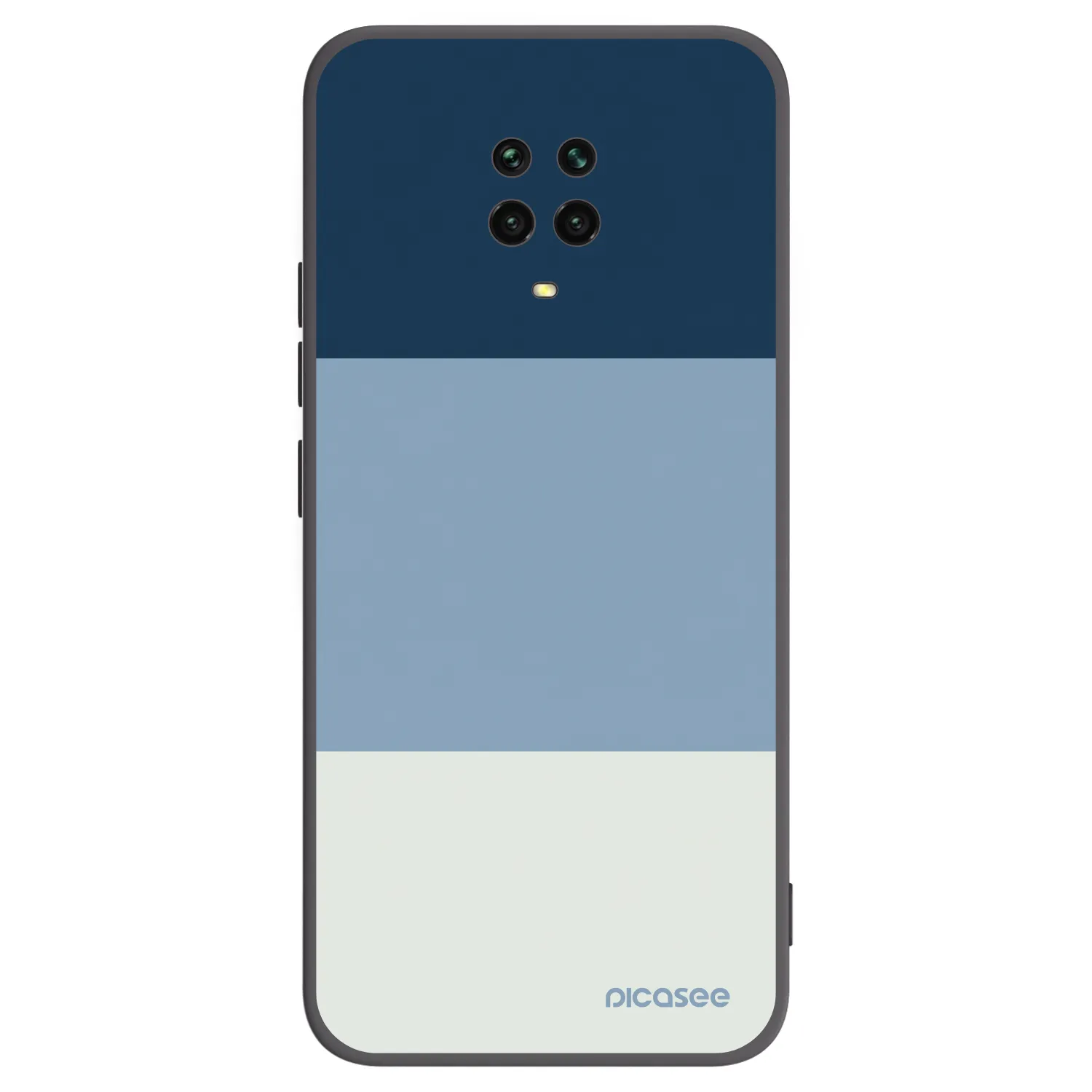 Picasee fekete szilikon tok az alábbi mobiltelefonokra Xiaomi Redmi Note 9S - Coastal Blue