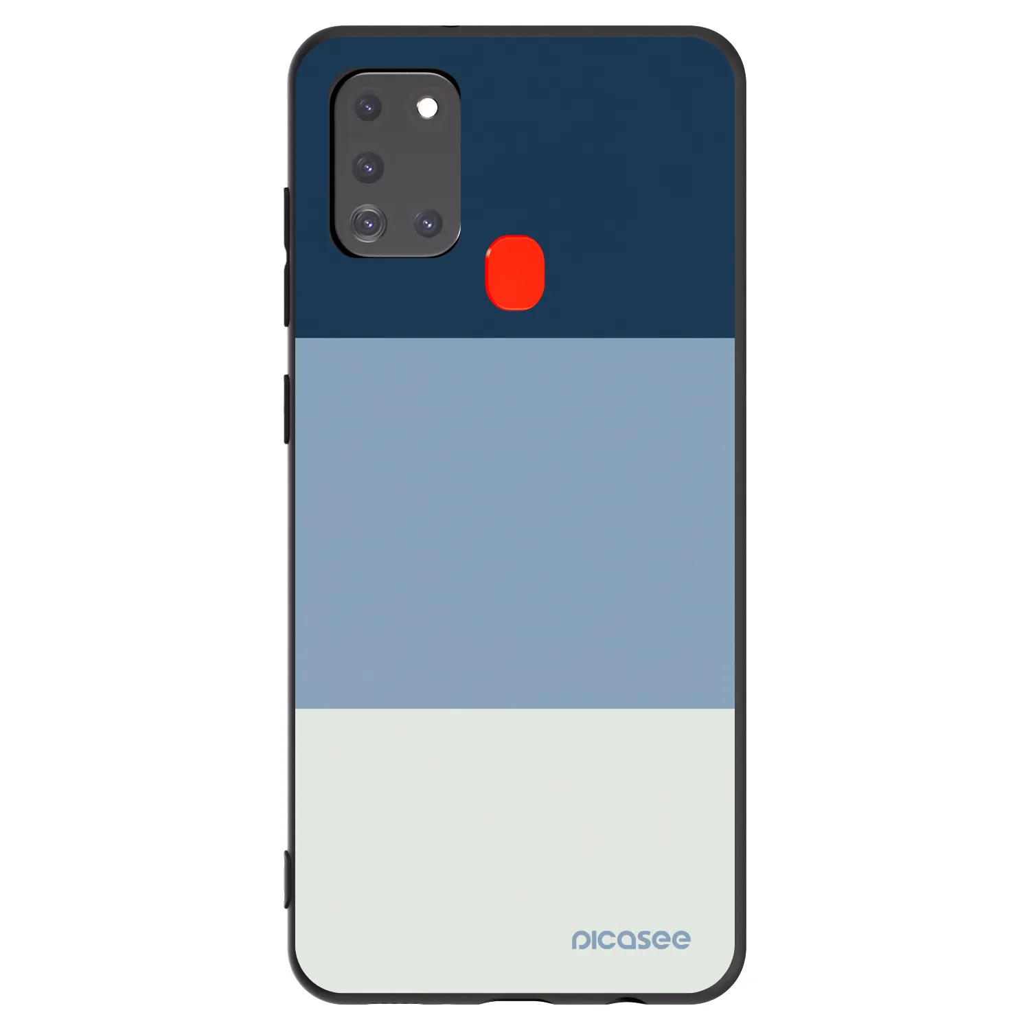 Picasee fekete szilikon tok az alábbi mobiltelefonokra Samsung Galaxy A21s - Coastal Blue