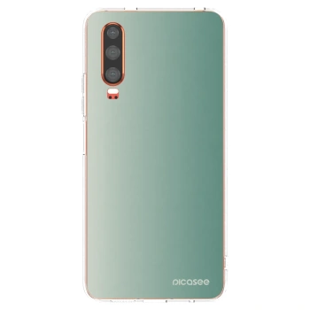 Picasee átlátszó szilikon tok az alábbi mobiltelefonokra Huawei P30 - Misty Sage