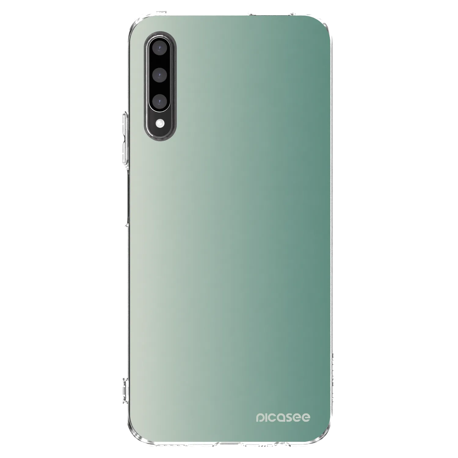 Picasee átlátszó szilikon tok az alábbi mobiltelefonokra Honor 9X Pro - Misty Sage