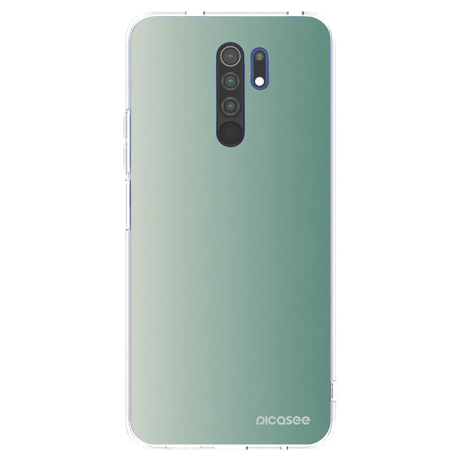 Picasee átlátszó szilikon tok az alábbi mobiltelefonokra Xiaomi Redmi 9 - Misty Sage