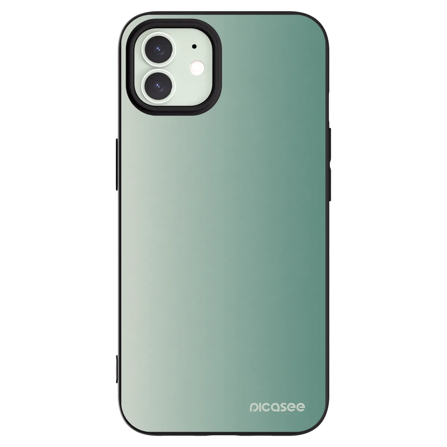 Picasee fekete szilikon tok az alábbi mobiltelefonokra Apple iPhone 12 - Misty Sage