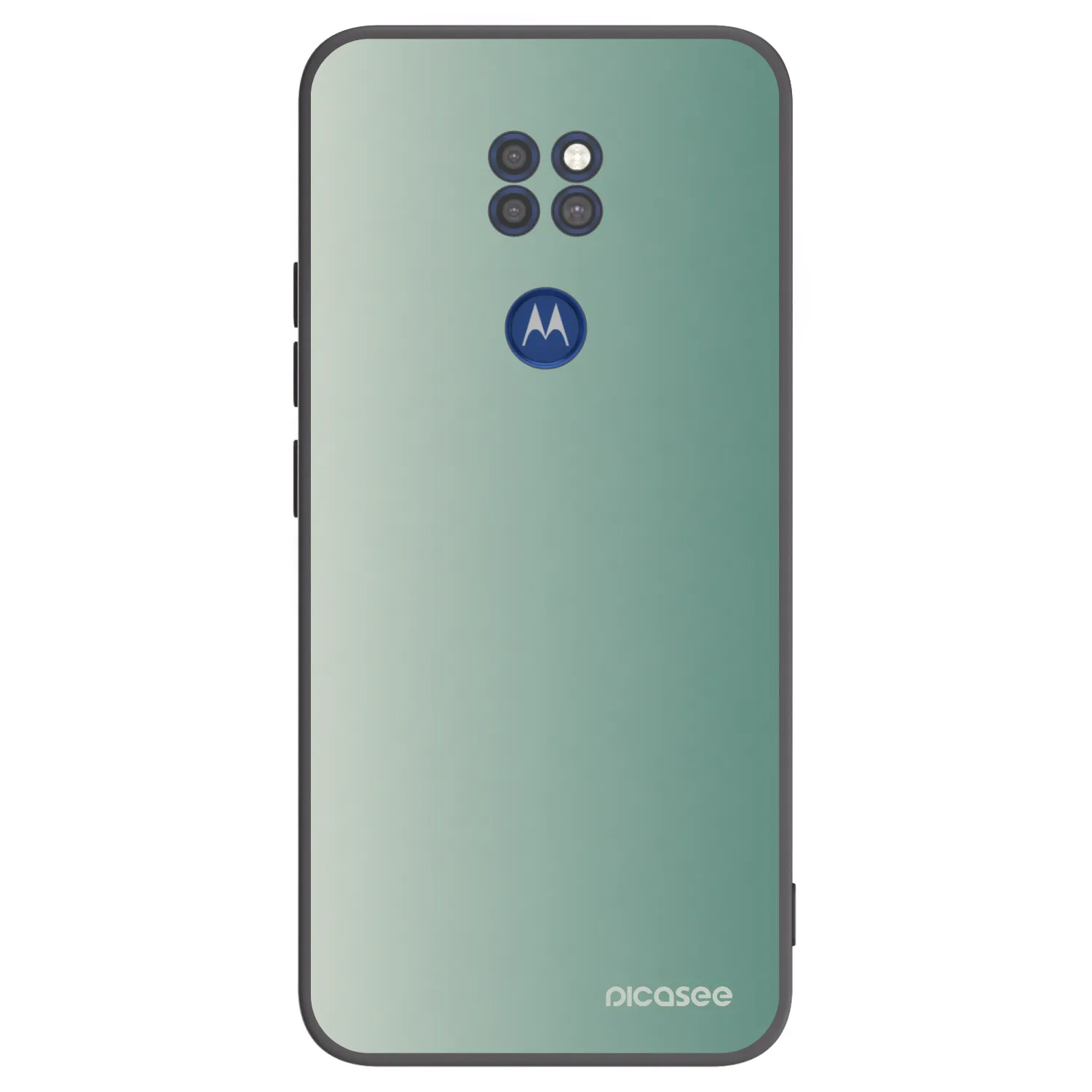 Picasee fekete szilikon tok az alábbi mobiltelefonokra Motorola Moto G9 Play - Misty Sage