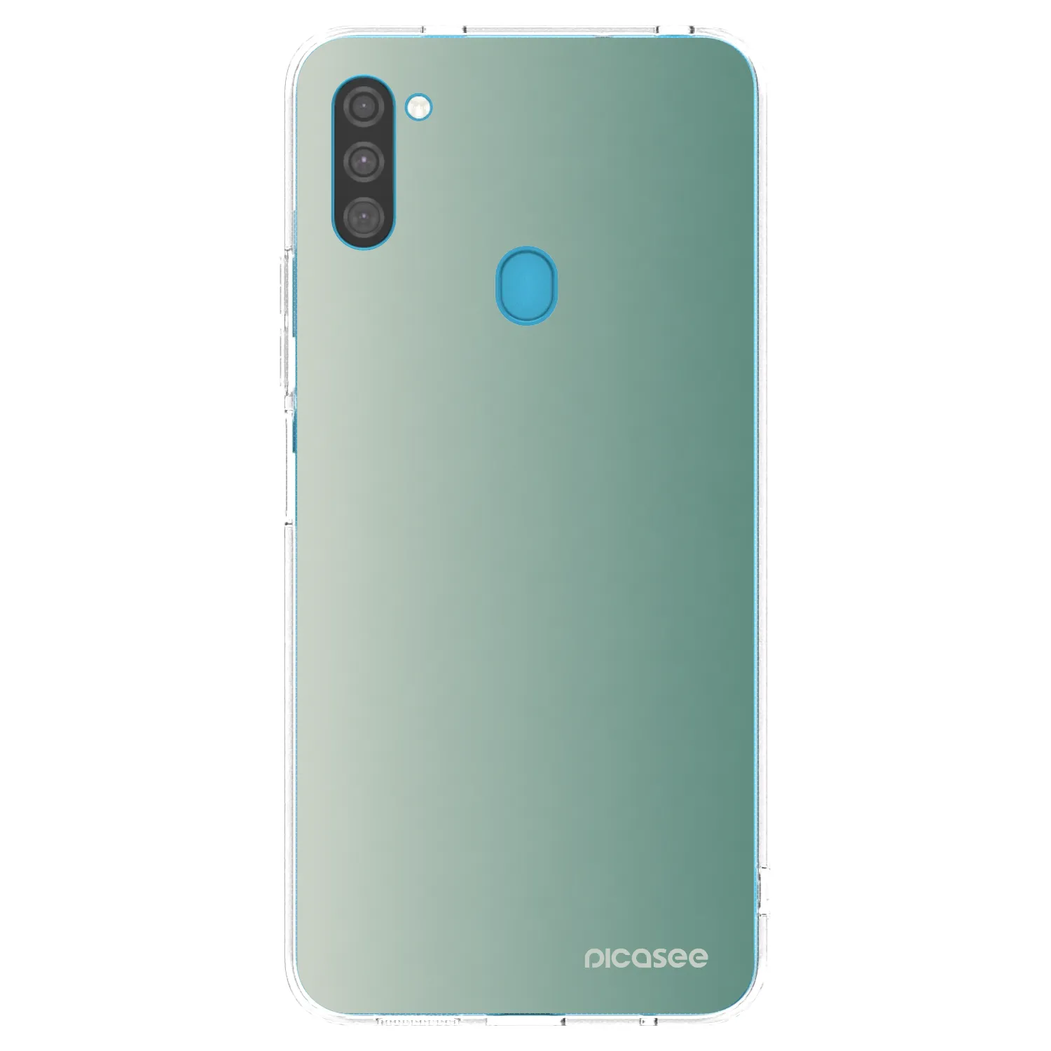 Picasee átlátszó szilikon tok az alábbi mobiltelefonokra Samsung Galaxy M11 - Misty Sage