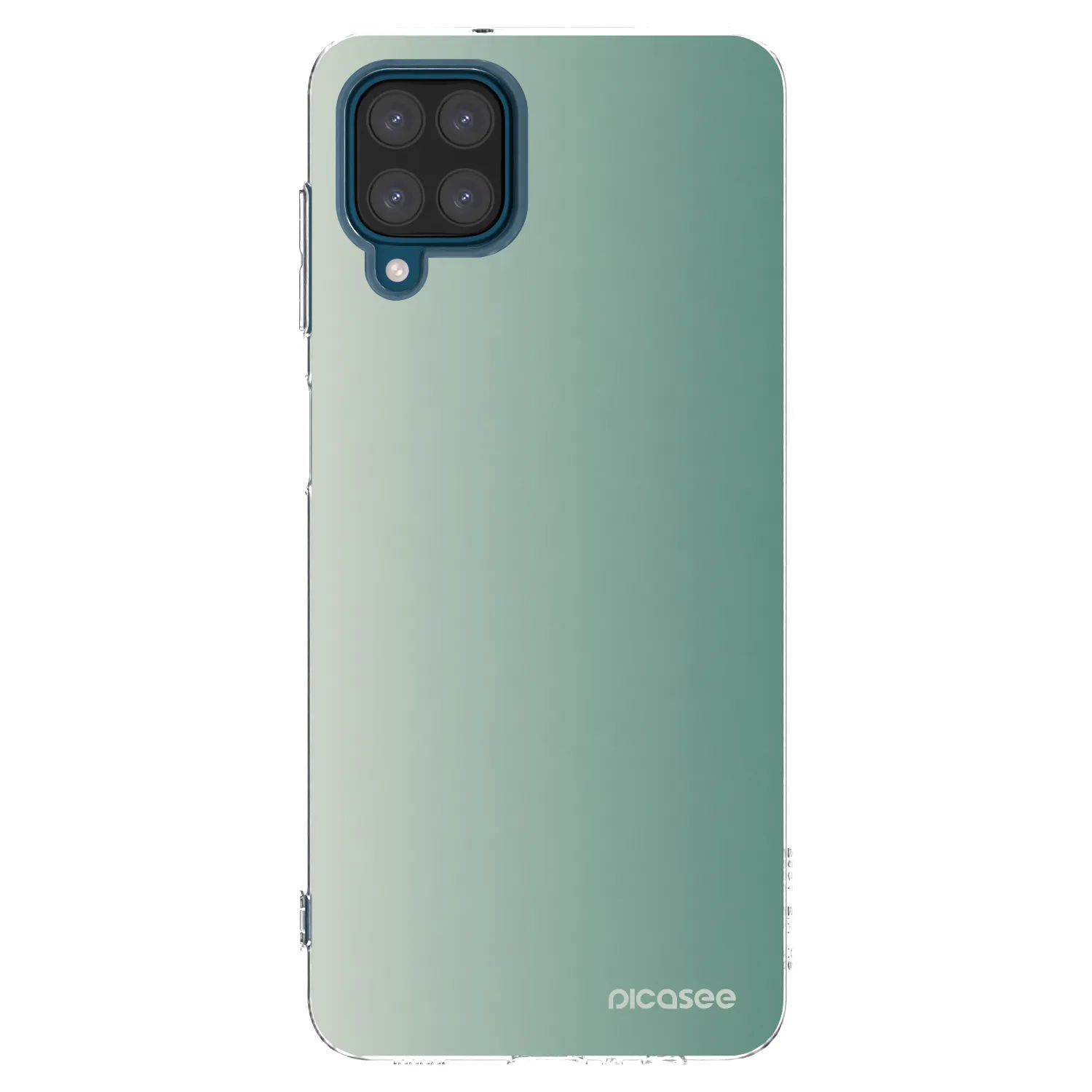 Picasee átlátszó szilikon tok az alábbi mobiltelefonokra Samsung Galaxy A12 A125F - Misty Sage