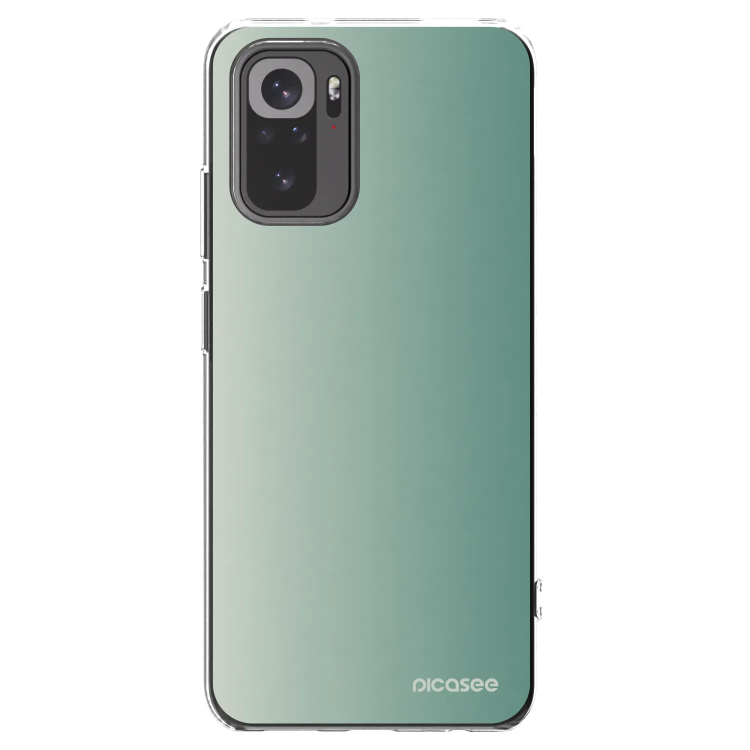 Picasee átlátszó szilikon tok az alábbi mobiltelefonokra Xiaomi Redmi Note 10 - Misty Sage