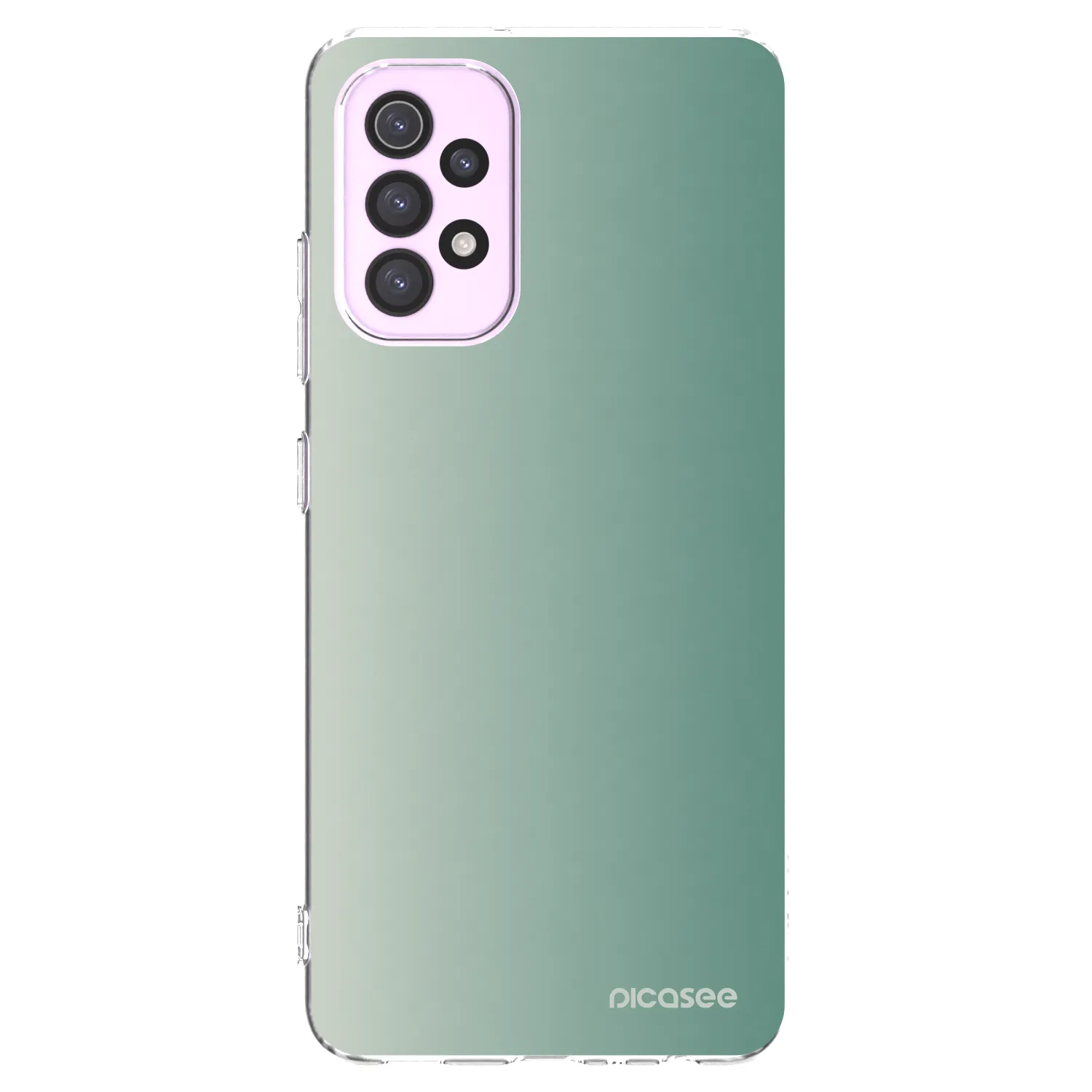 Picasee átlátszó szilikon tok az alábbi mobiltelefonokra Samsung Galaxy A32 5G A326B - Misty Sage
