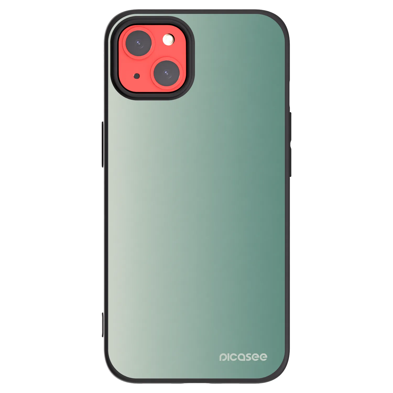 Picasee fekete szilikon tok az alábbi mobiltelefonokra Apple iPhone 13 - Misty Sage