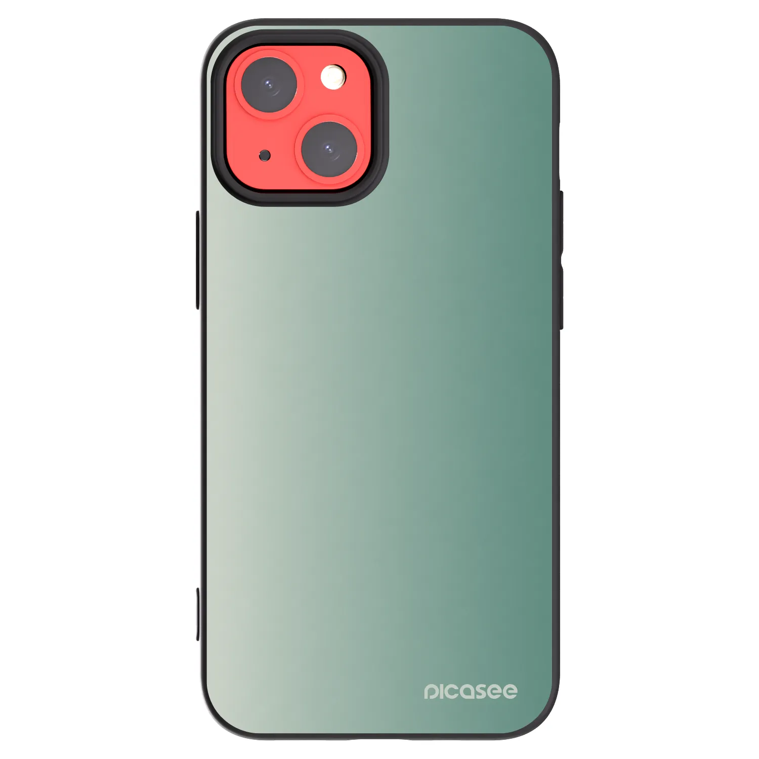 Picasee fekete szilikon tok az alábbi mobiltelefonokra Apple iPhone 13 mini - Misty Sage