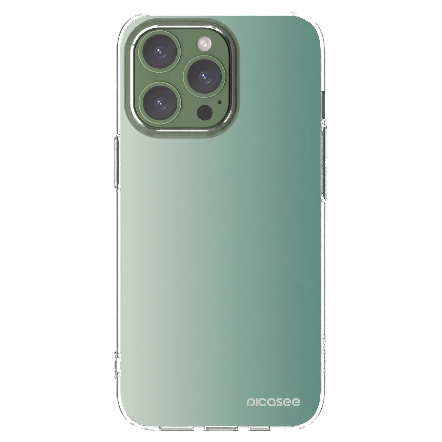 Picasee átlátszó szilikon tok az alábbi mobiltelefonokra Apple iPhone 13 Pro - Misty Sage