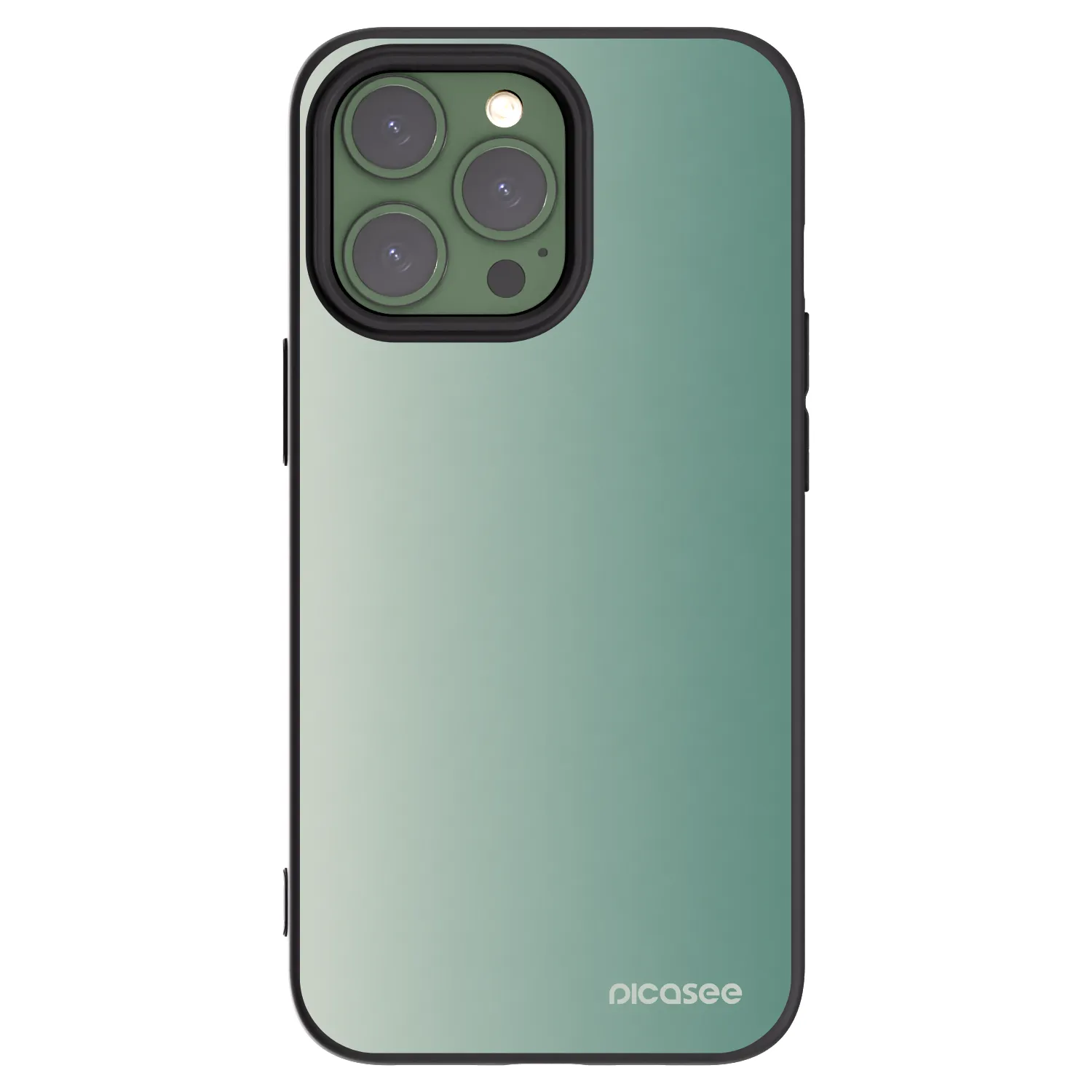 Picasee fekete szilikon tok az alábbi mobiltelefonokra Apple iPhone 13 Pro - Misty Sage