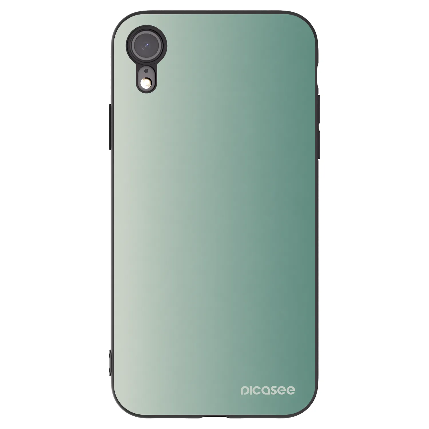 Picasee fekete szilikon tok az alábbi mobiltelefonokra Apple iPhone XR - Misty Sage