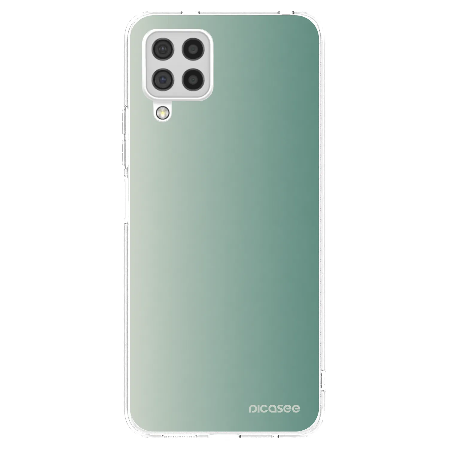 Picasee átlátszó szilikon tok az alábbi mobiltelefonokra Samsung Galaxy A22 A225F 4G - Misty Sage