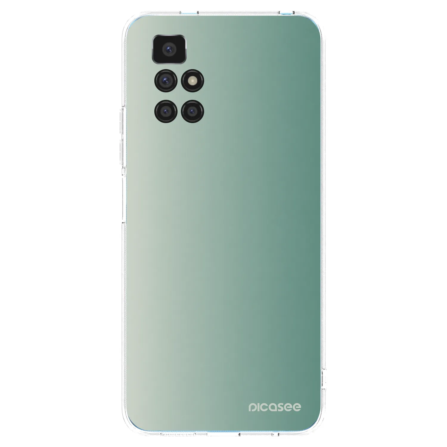 Picasee átlátszó szilikon tok az alábbi mobiltelefonokra Xiaomi Redmi 10 - Misty Sage