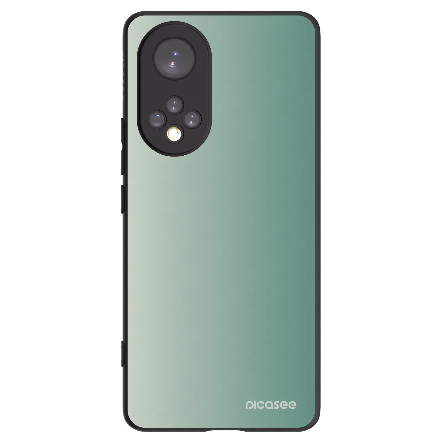 Picasee fekete szilikon tok az alábbi mobiltelefonokra Honor 50 5G - Misty Sage