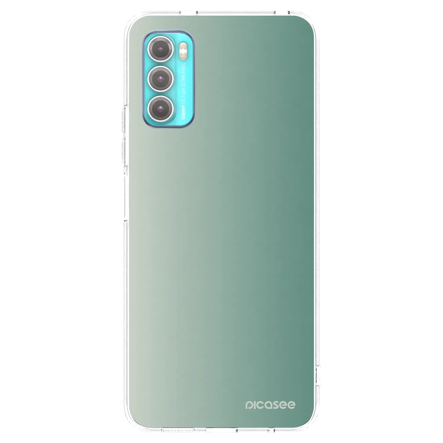 Picasee átlátszó szilikon tok az alábbi mobiltelefonokra Motorola Moto G60 - Misty Sage