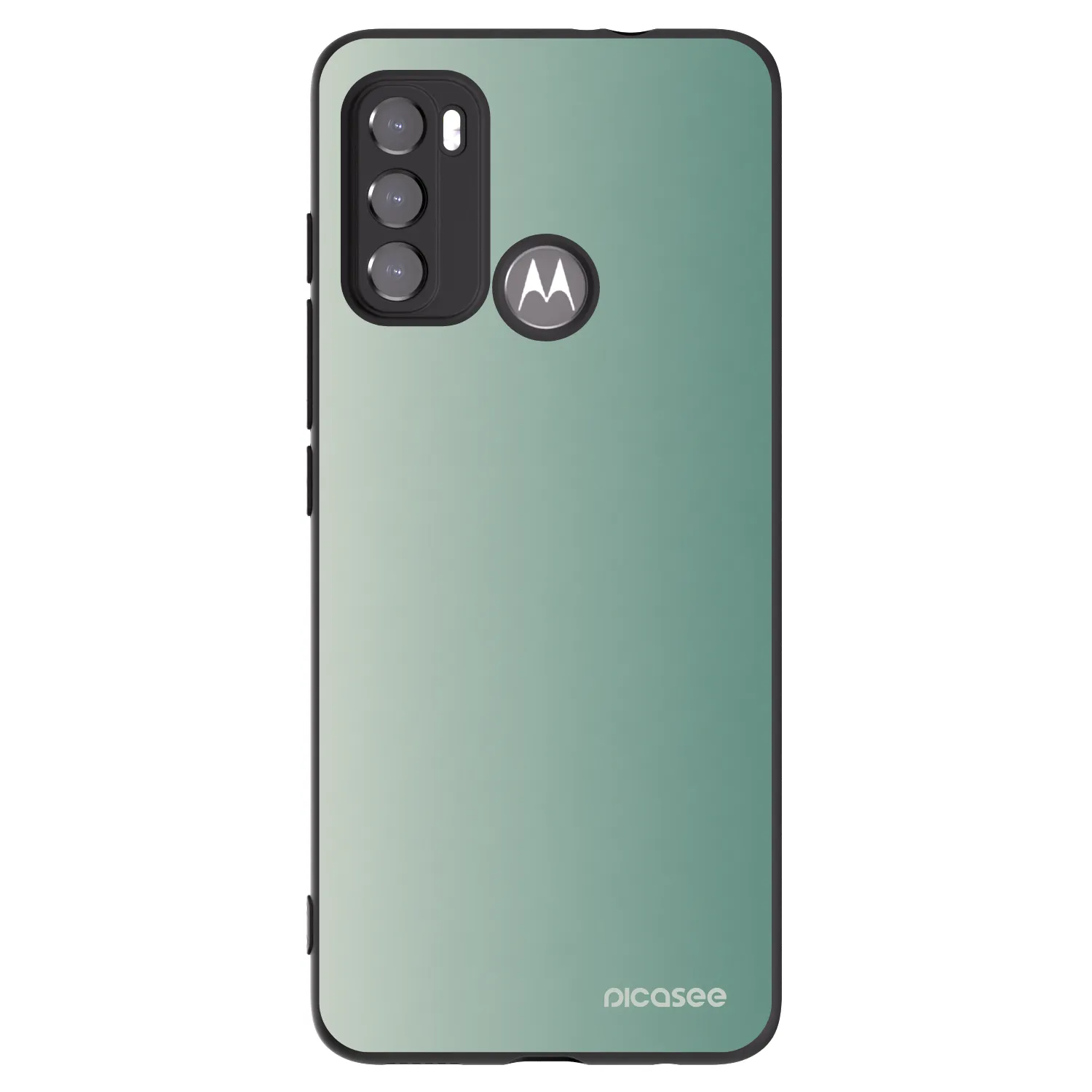 Picasee fekete szilikon tok az alábbi mobiltelefonokra Motorola Moto G60 - Misty Sage
