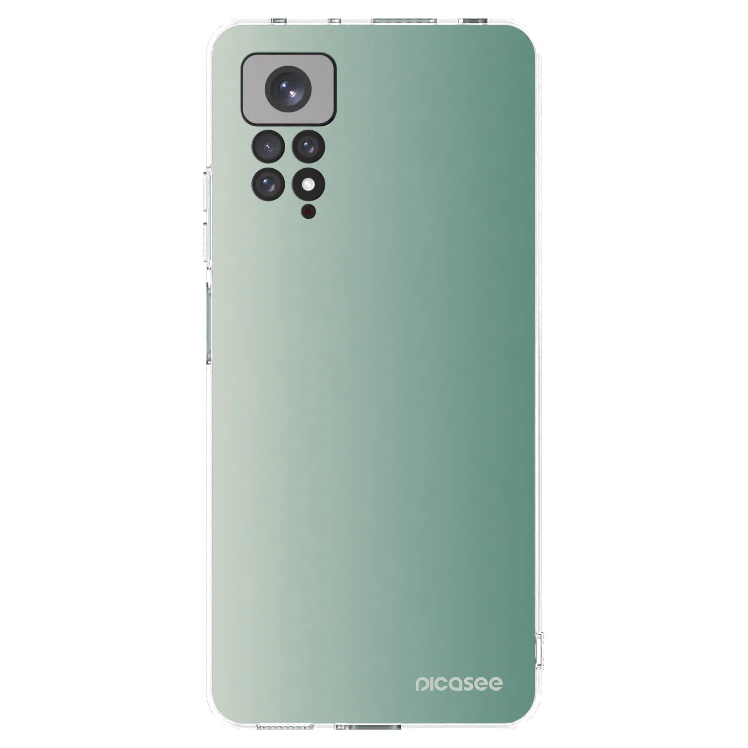 Picasee átlátszó szilikon tok az alábbi mobiltelefonokra Xiaomi Redmi Note 11 - Misty Sage