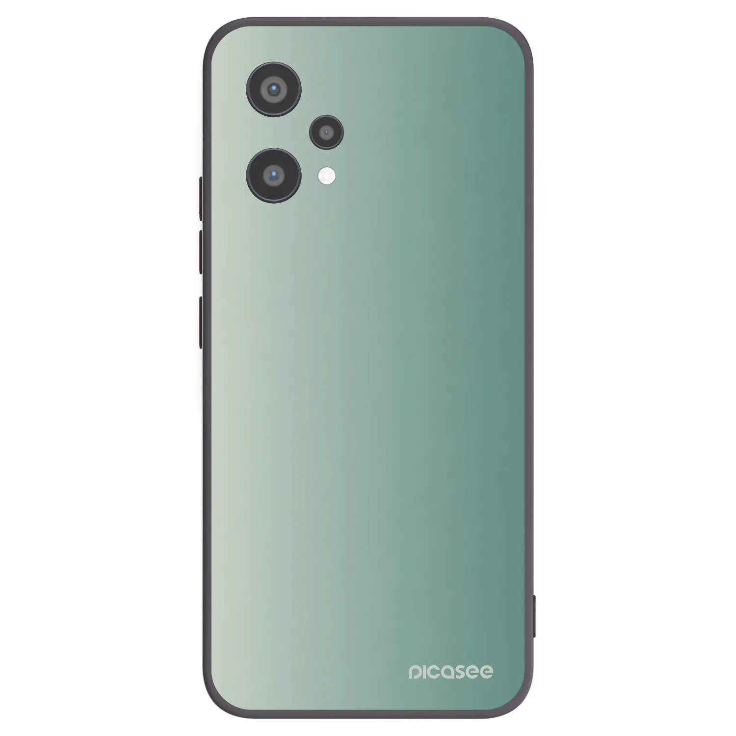 Picasee fekete szilikon tok az alábbi mobiltelefonokra Realme 9 Pro 5G - Misty Sage