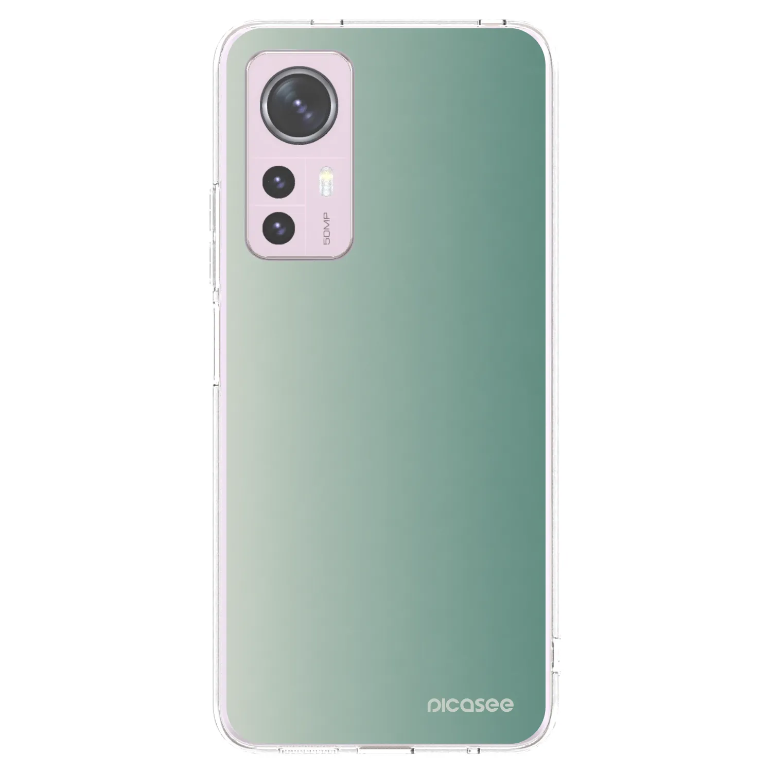 Picasee átlátszó szilikon tok az alábbi mobiltelefonokra Xiaomi 12 - Misty Sage