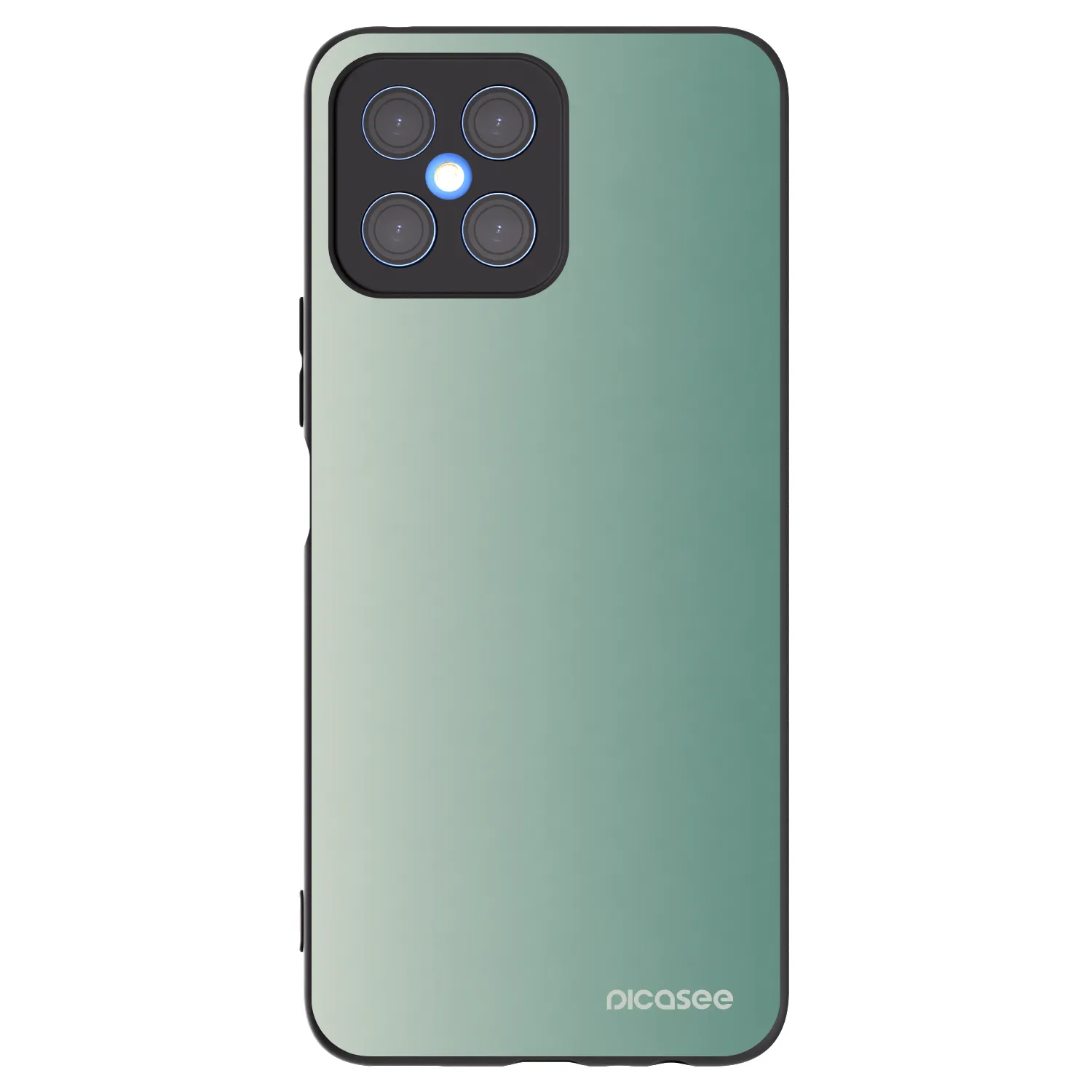 Picasee fekete szilikon tok az alábbi mobiltelefonokra Honor X8 4G - Misty Sage