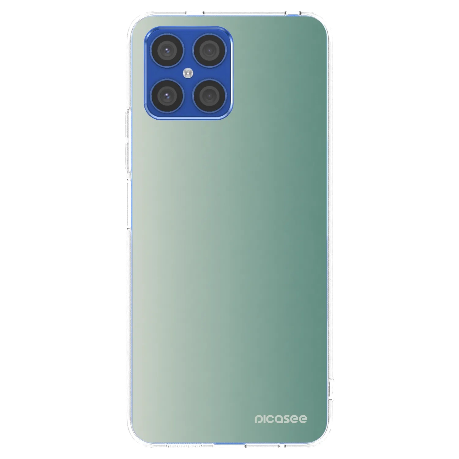 Picasee átlátszó szilikon tok az alábbi mobiltelefonokra Honor X8 4G - Misty Sage