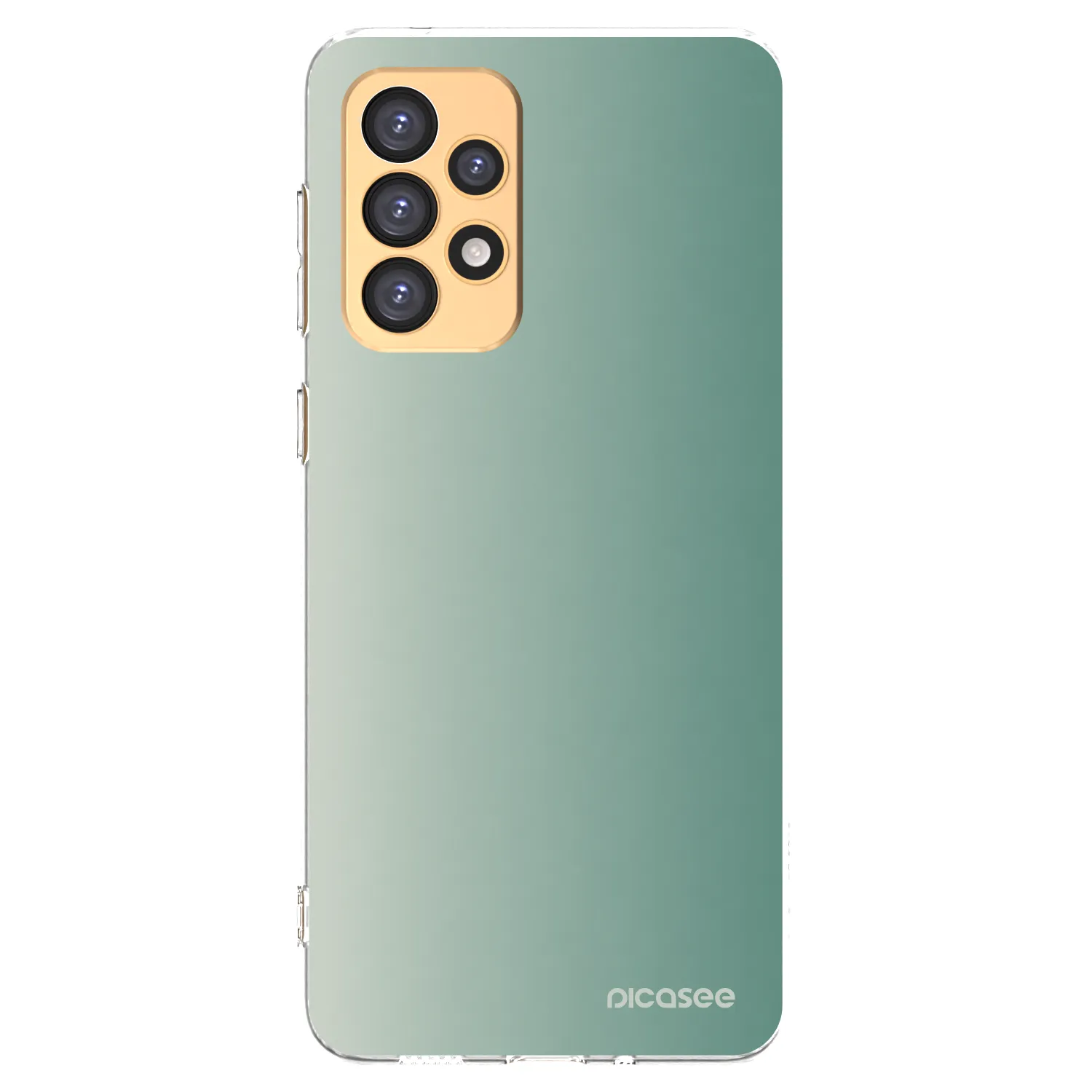 Picasee átlátszó szilikon tok az alábbi mobiltelefonokra Samsung Galaxy A33 5G A336 - Misty Sage