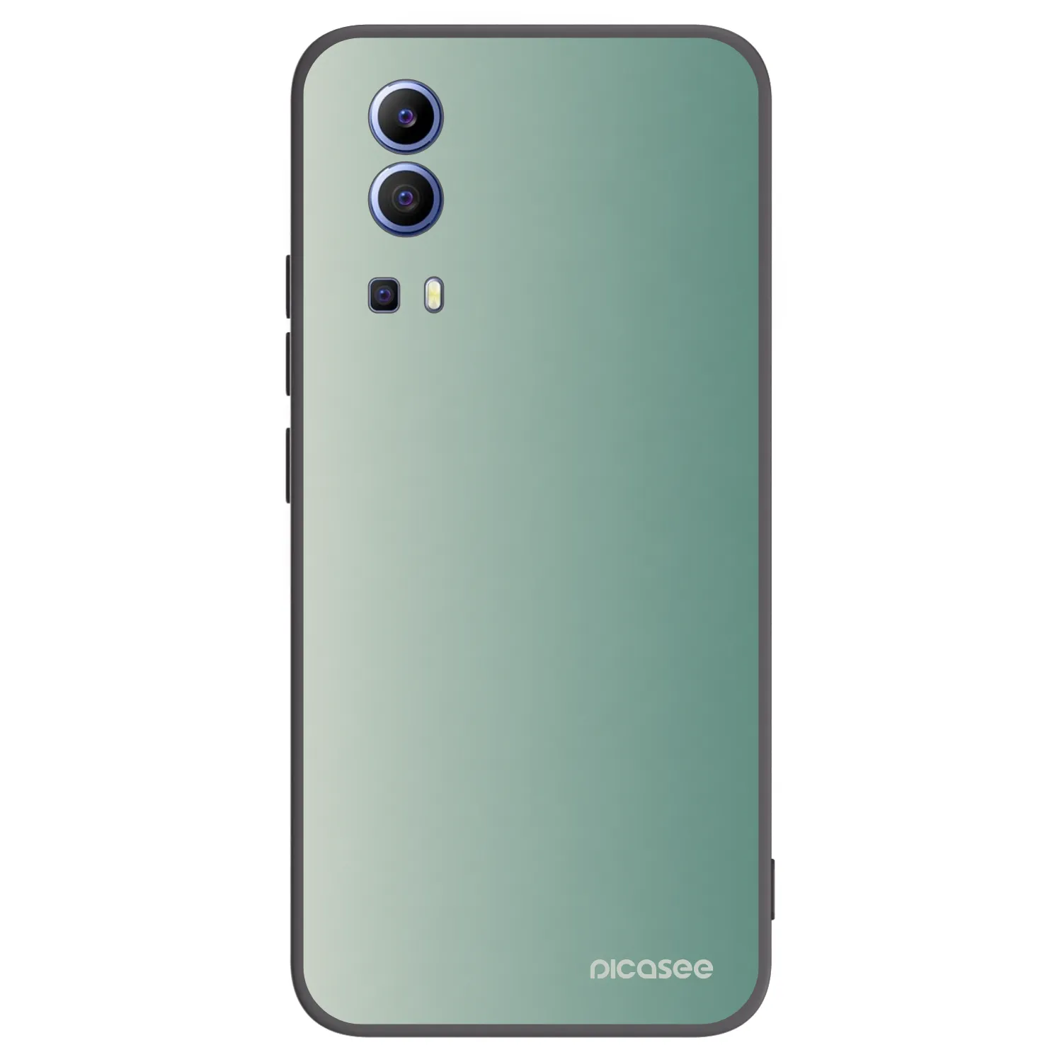 Picasee fekete szilikon tok az alábbi mobiltelefonokra Vivo Y52 5G - Misty Sage