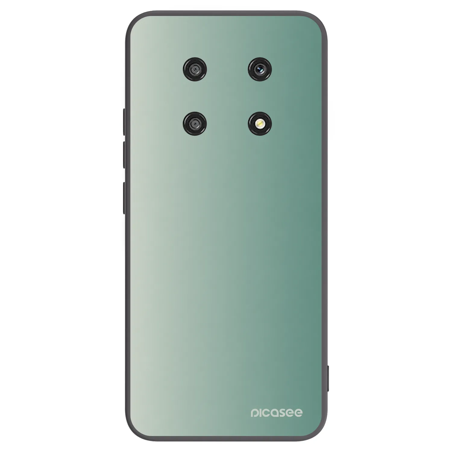 Picasee fekete szilikon tok az alábbi mobiltelefonokra Honor Magic4 Lite 5G - Misty Sage