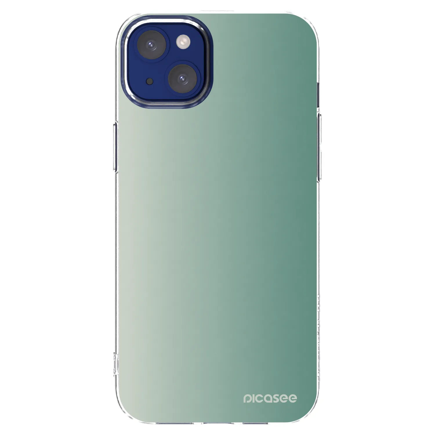 Picasee átlátszó szilikon tok az alábbi mobiltelefonokra Apple iPhone 14 Plus - Misty Sage