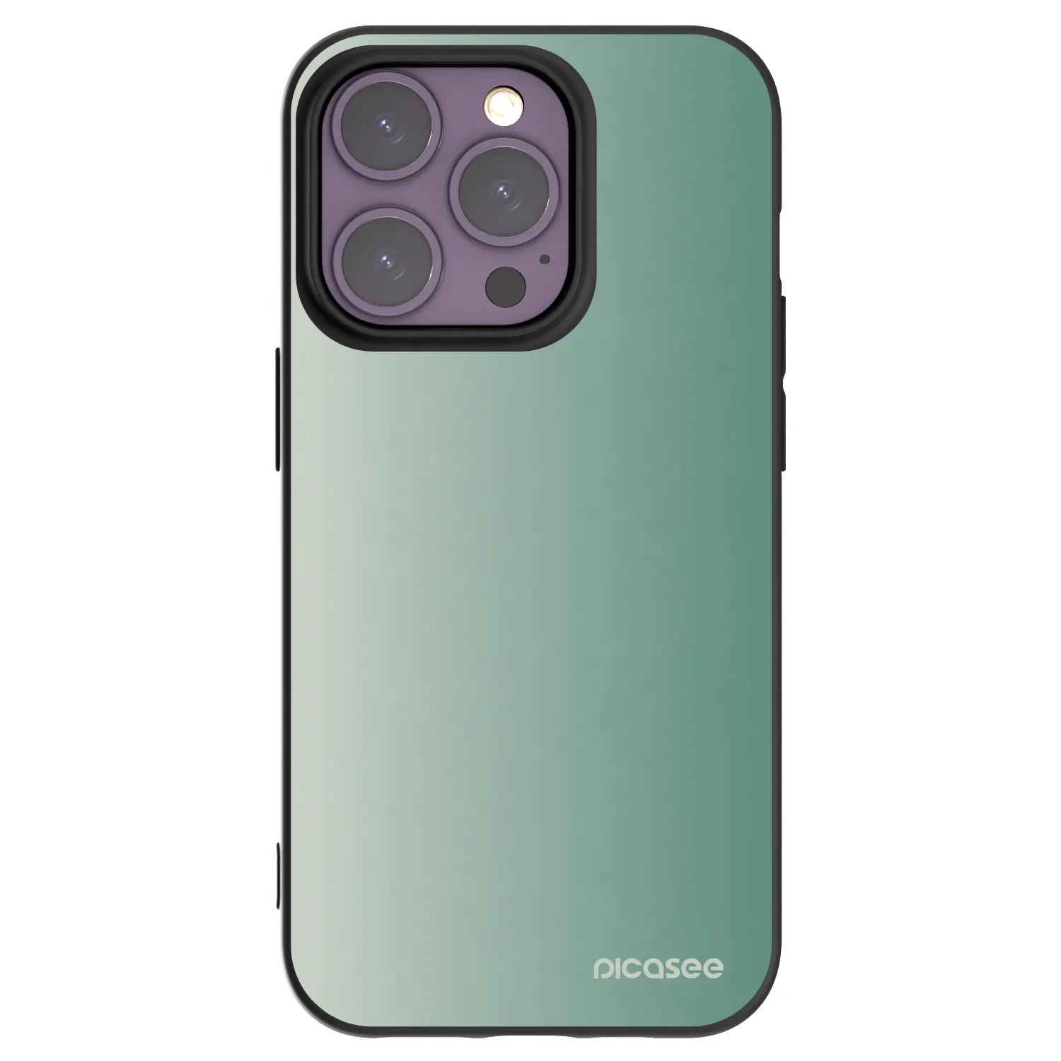 Picasee fekete szilikon tok az alábbi mobiltelefonokra Apple iPhone 14 Pro - Misty Sage
