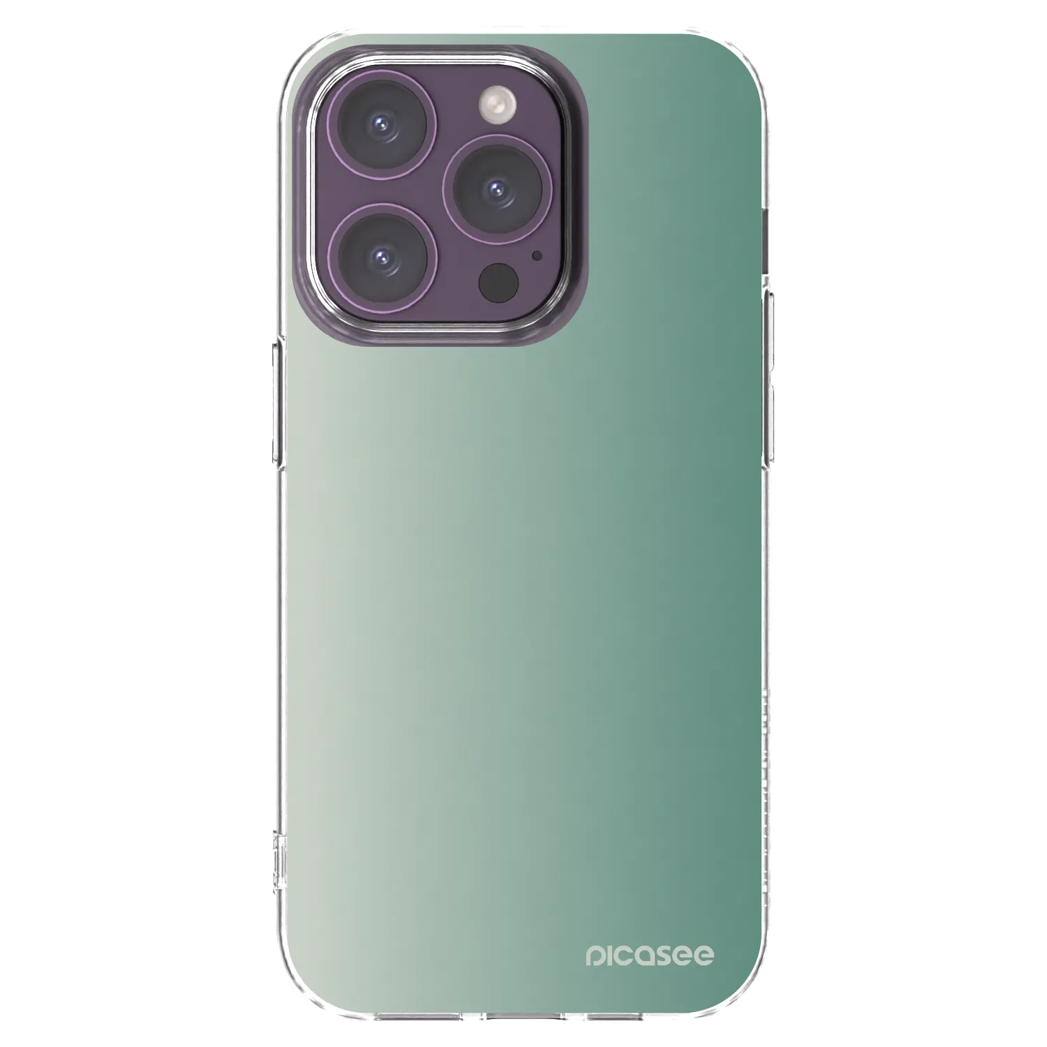 Picasee átlátszó szilikon tok az alábbi mobiltelefonokra Apple iPhone 14 Pro - Misty Sage