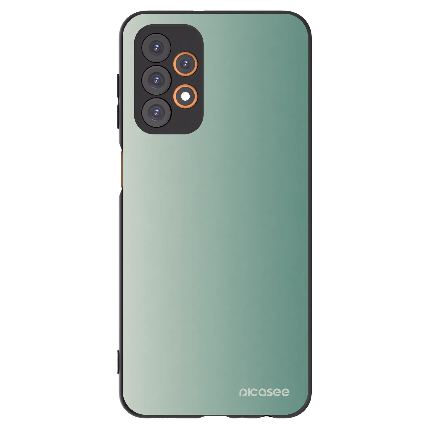 Picasee fekete szilikon tok az alábbi mobiltelefonokra Samsung Galaxy A23 A235F 4G - Misty Sage