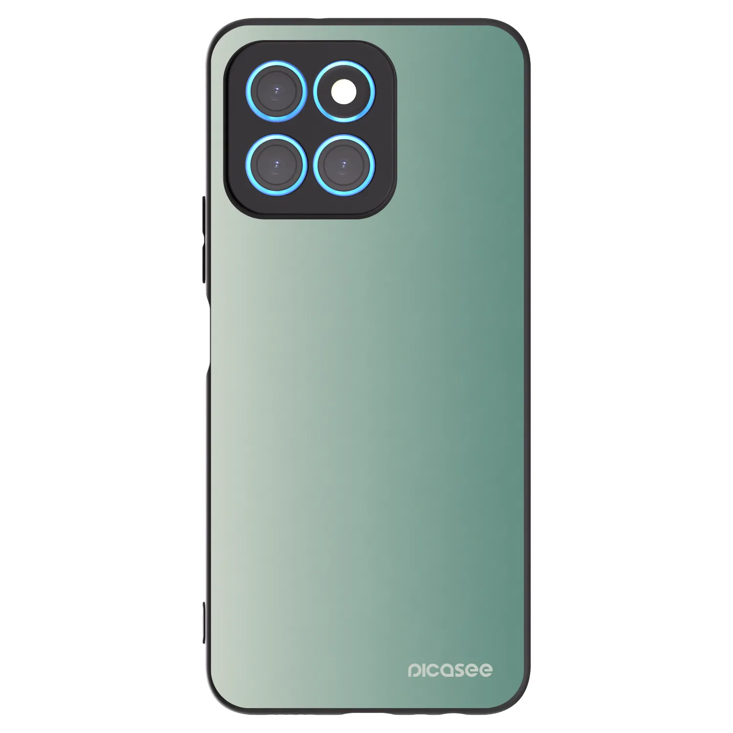Picasee fekete szilikon tok az alábbi mobiltelefonokra Honor X6 - Misty Sage