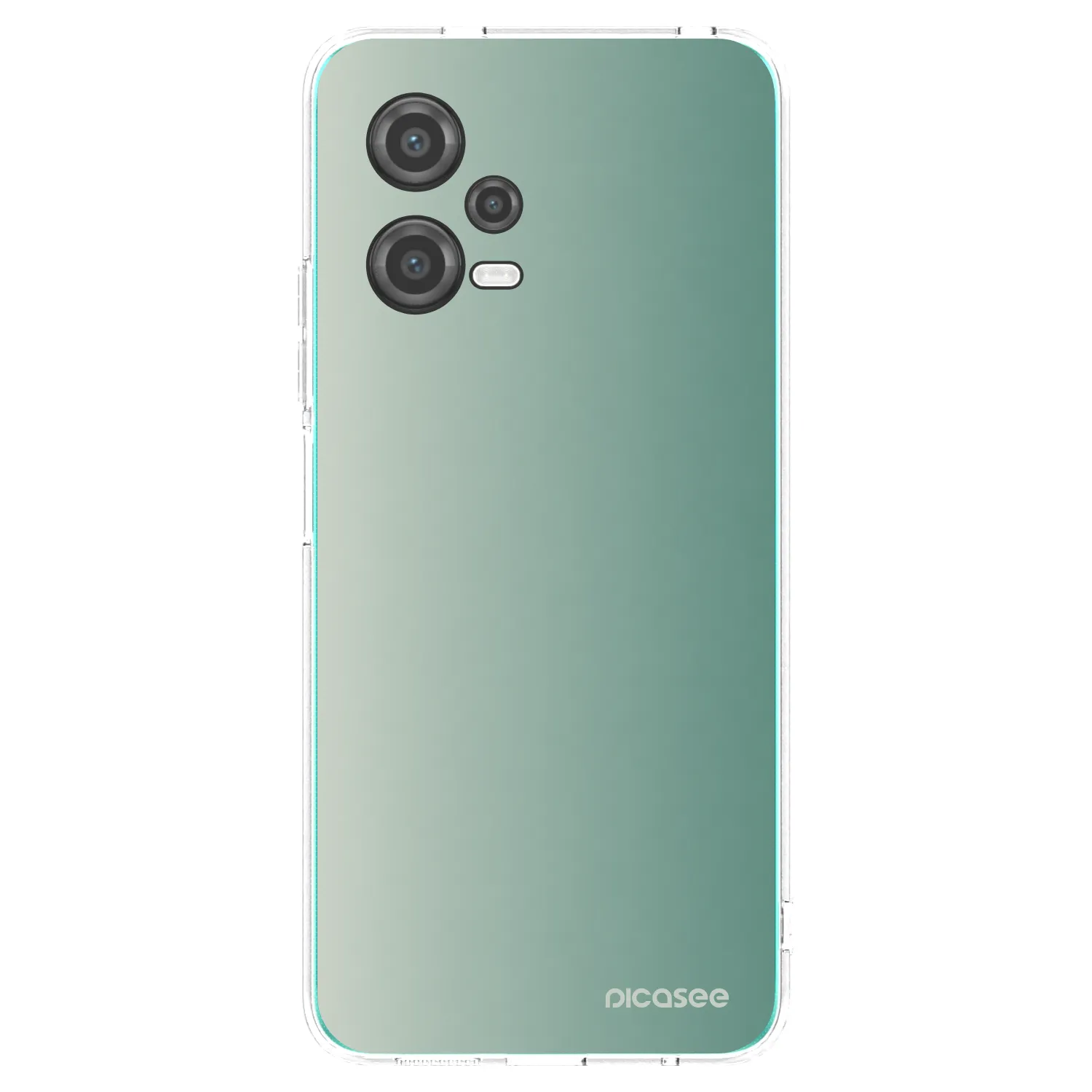 Picasee átlátszó szilikon tok az alábbi mobiltelefonokra Xiaomi Poco X5 - Misty Sage