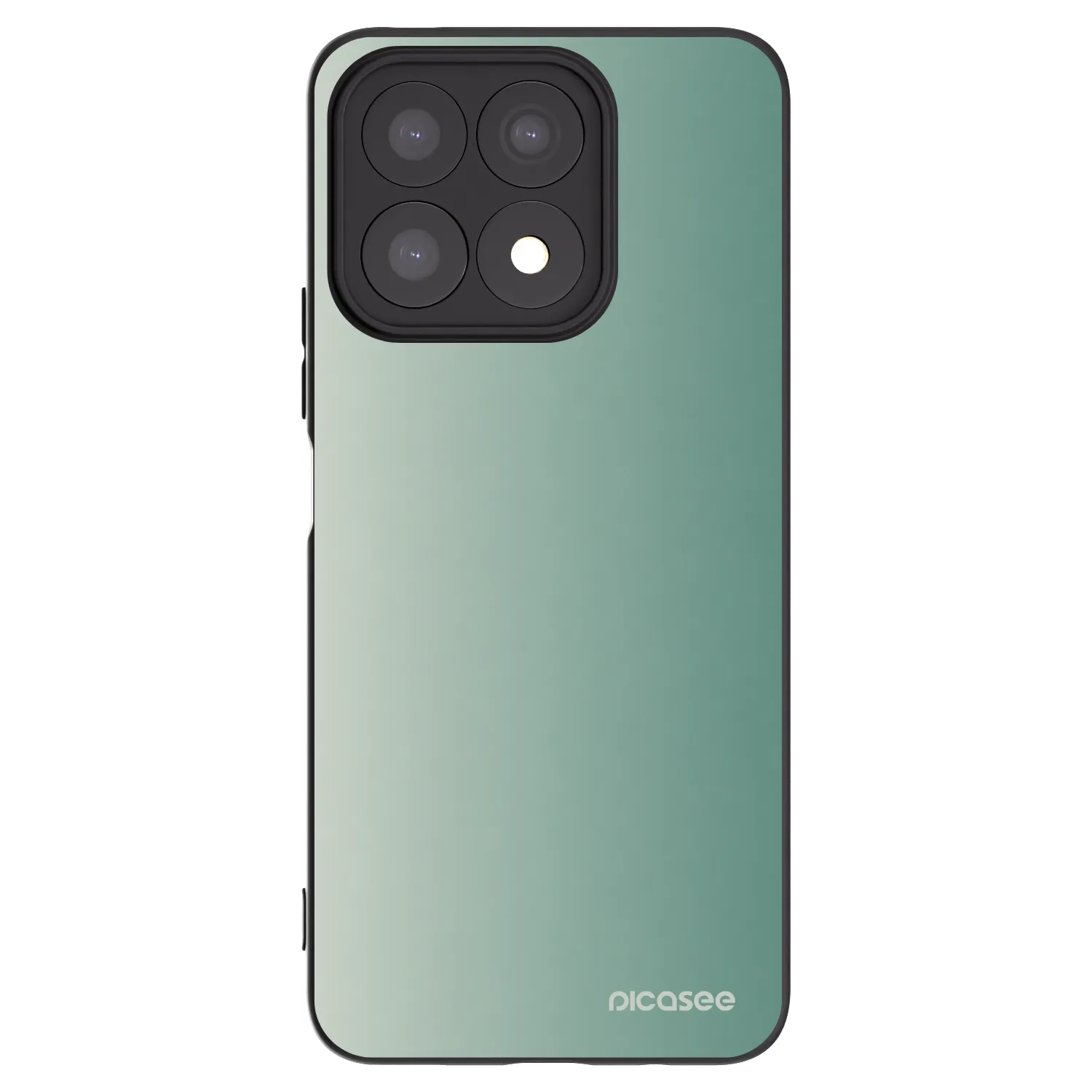 Picasee fekete szilikon tok az alábbi mobiltelefonokra Honor X8a - Misty Sage