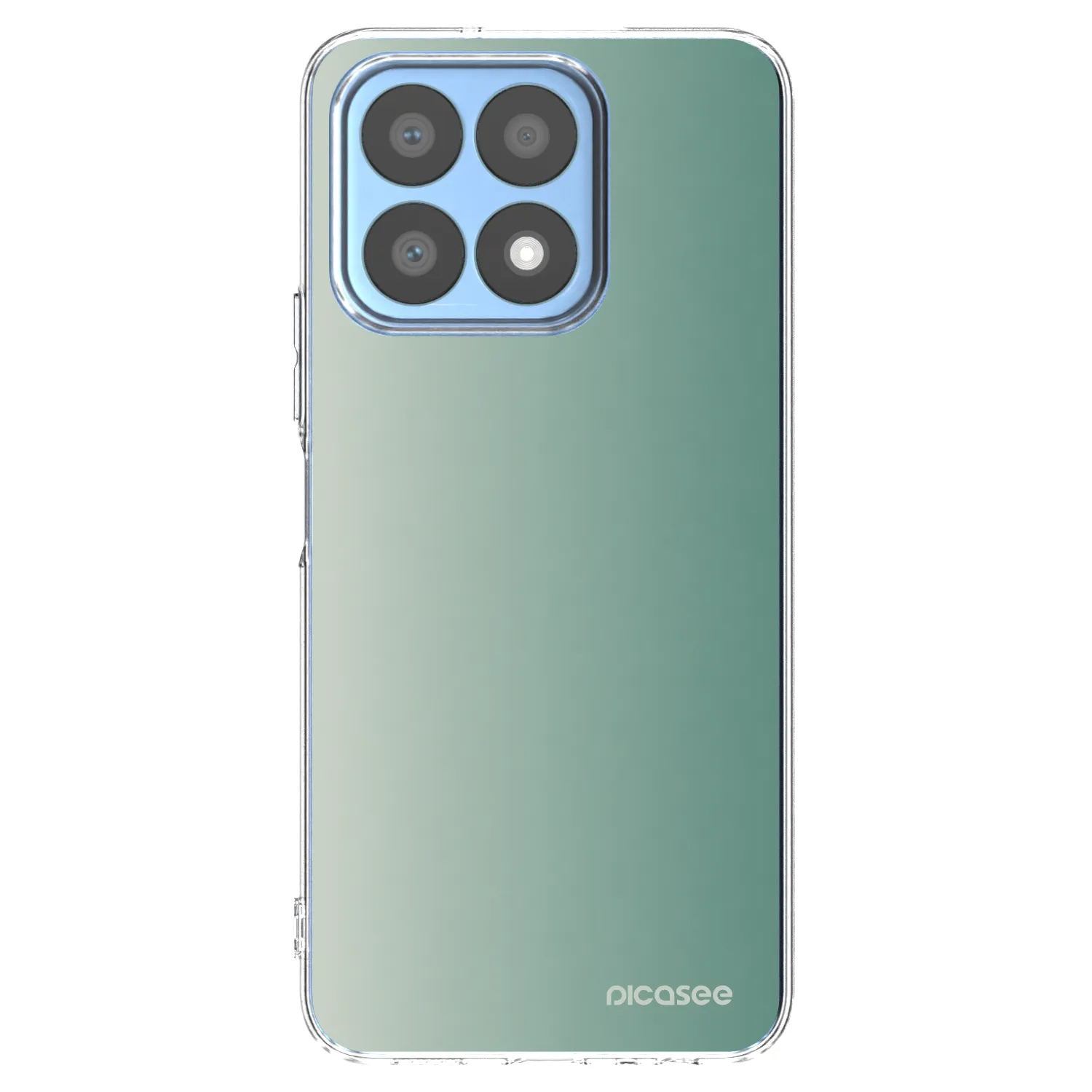 Picasee átlátszó szilikon tok az alábbi mobiltelefonokra Honor X8a - Misty Sage
