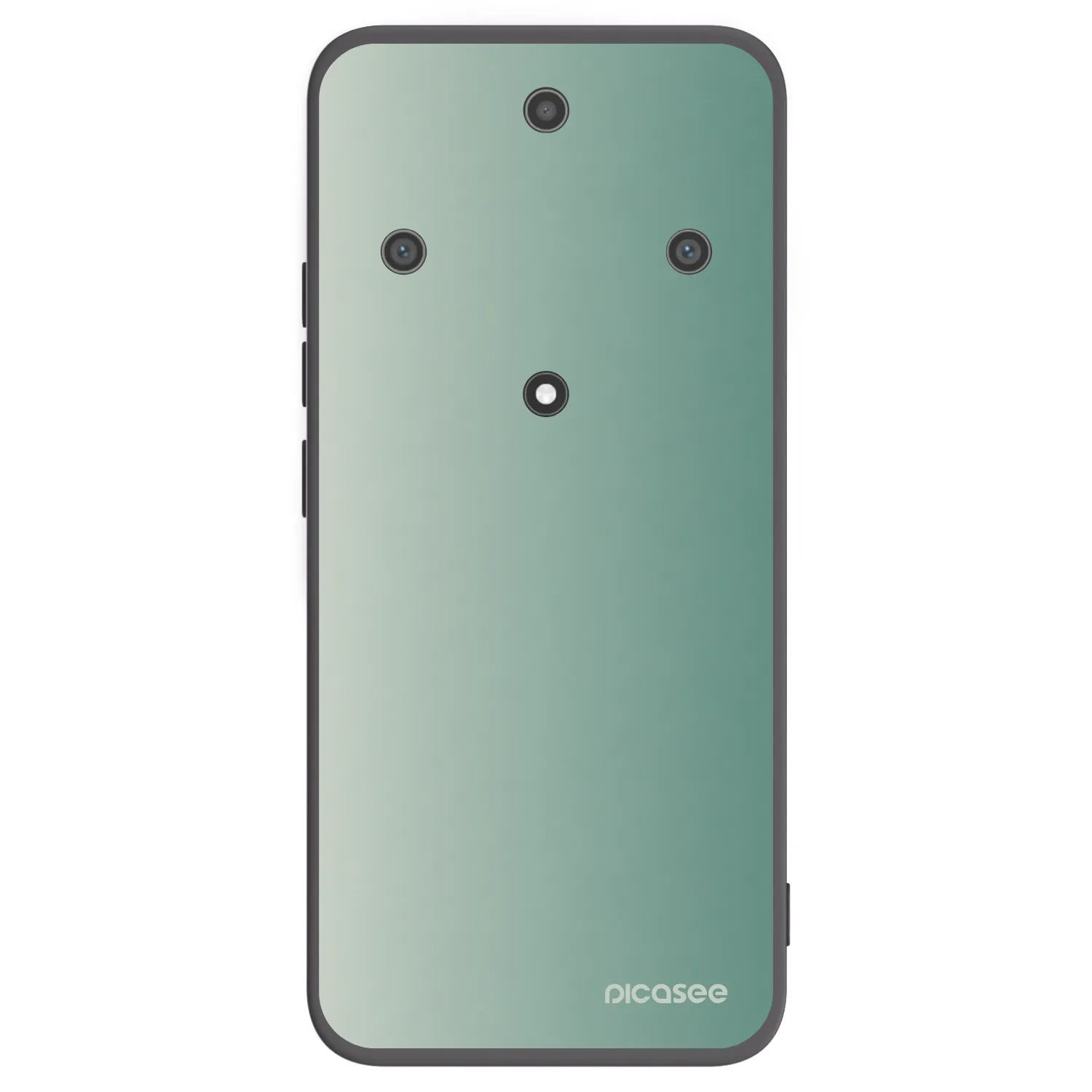Picasee fekete szilikon tok az alábbi mobiltelefonokra Honor Magic5 Lite 5G - Misty Sage