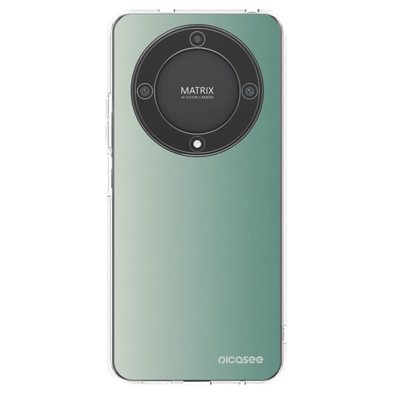 Picasee átlátszó szilikon tok az alábbi mobiltelefonokra Honor Magic5 Lite 5G - Misty Sage