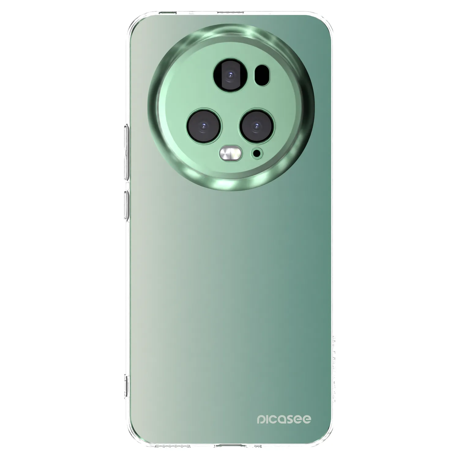 Picasee átlátszó szilikon tok az alábbi mobiltelefonokra Honor Magic5 Pro - Misty Sage