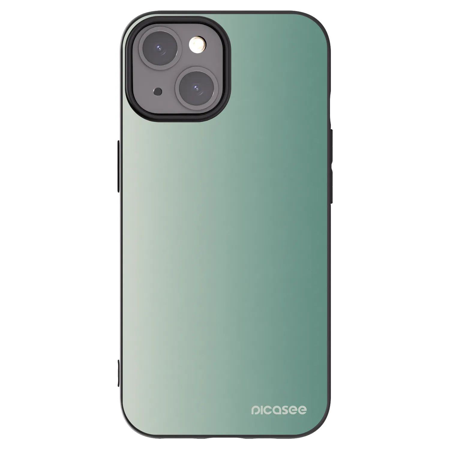 Picasee fekete szilikon tok az alábbi mobiltelefonokra Apple iPhone 15 - Misty Sage