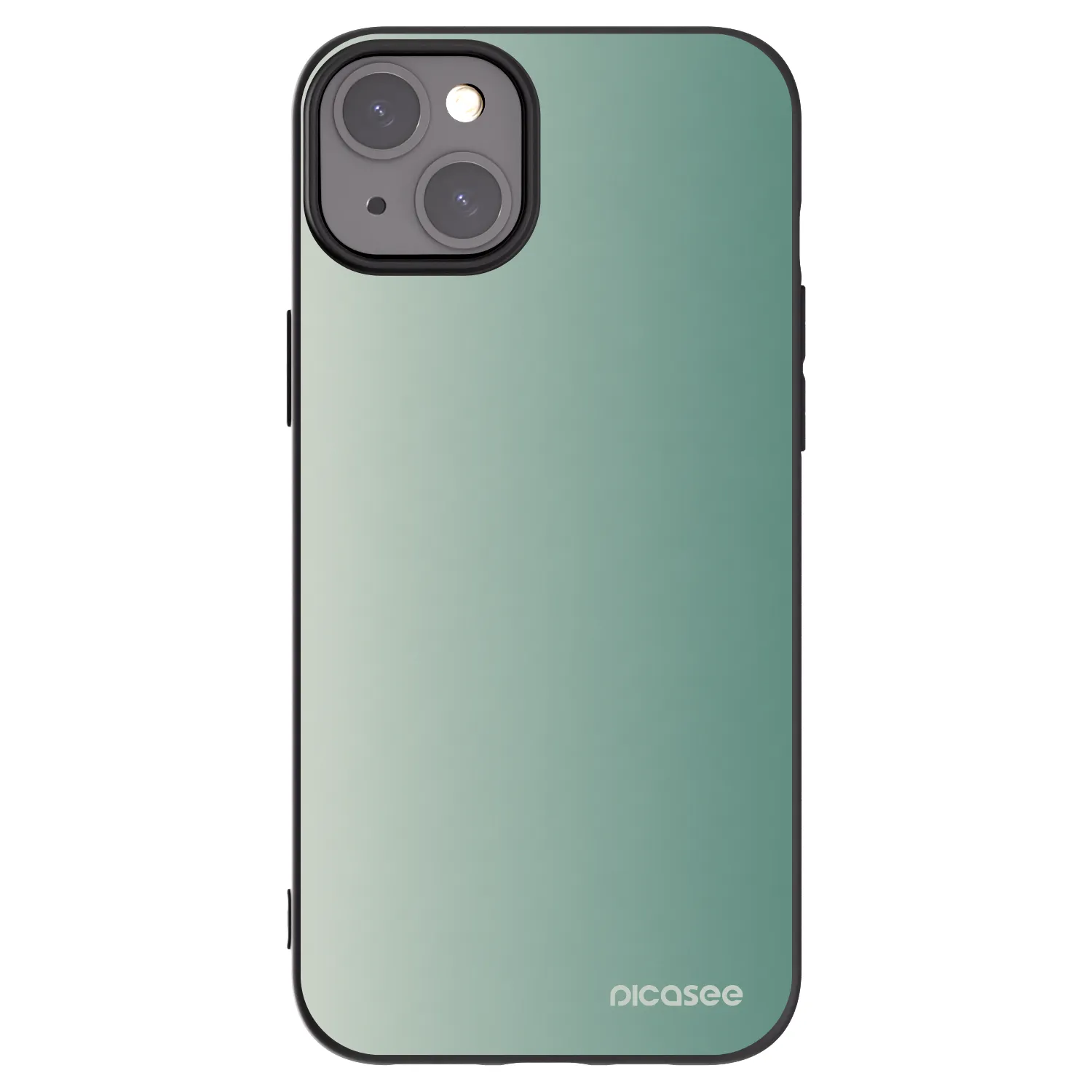 Picasee fekete szilikon tok az alábbi mobiltelefonokra Apple iPhone 15 Plus - Misty Sage