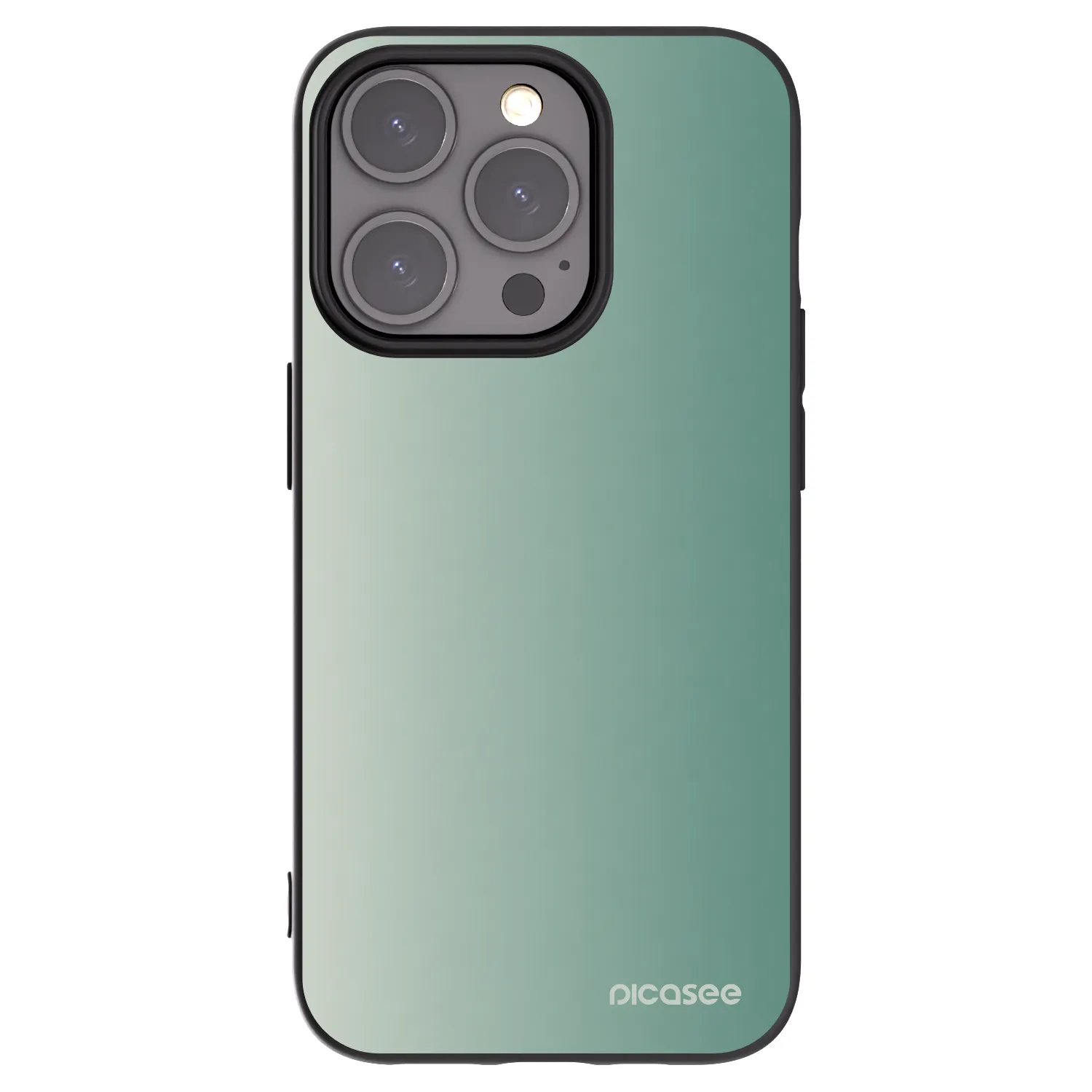 Picasee fekete szilikon tok az alábbi mobiltelefonokra Apple iPhone 15 Pro - Misty Sage