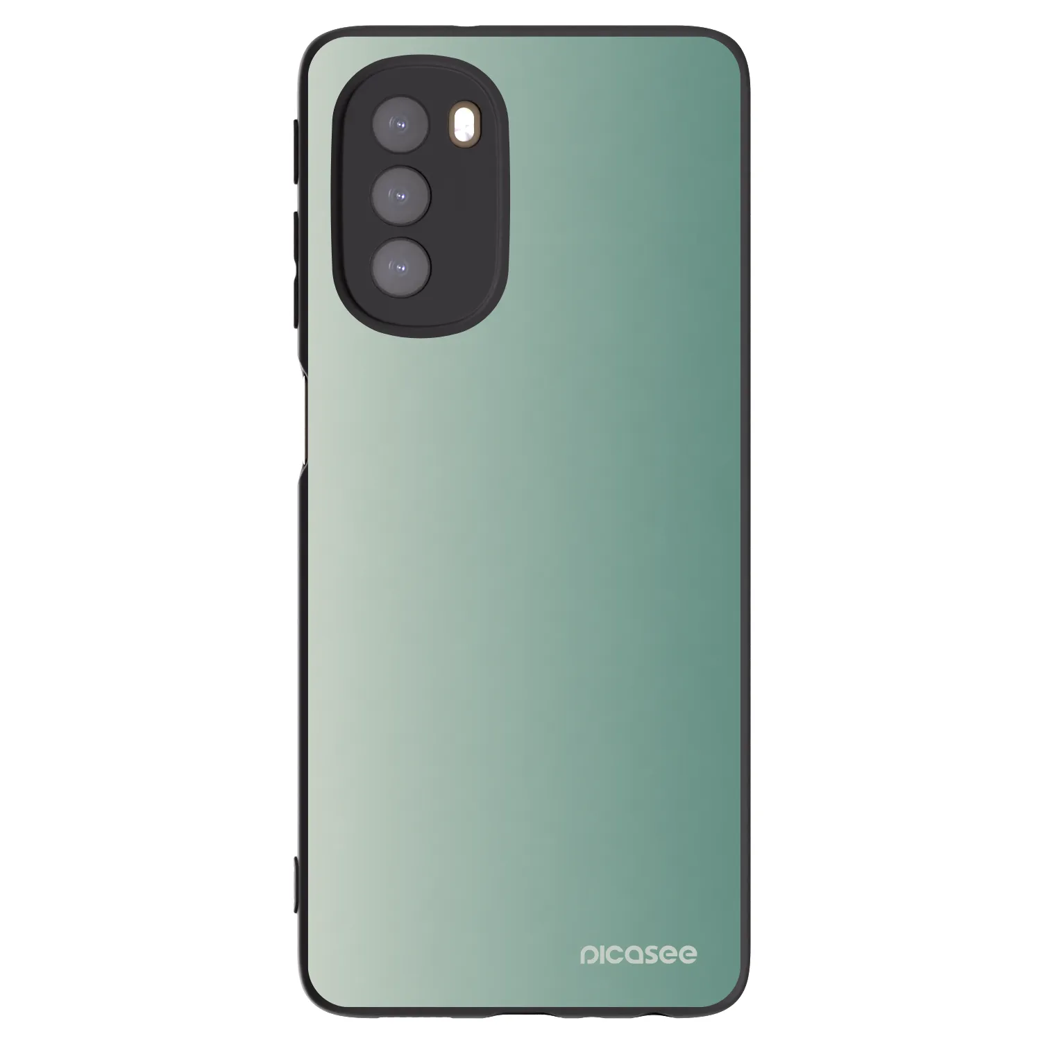 Picasee fekete szilikon tok az alábbi mobiltelefonokra Motorola Moto G51 - Misty Sage