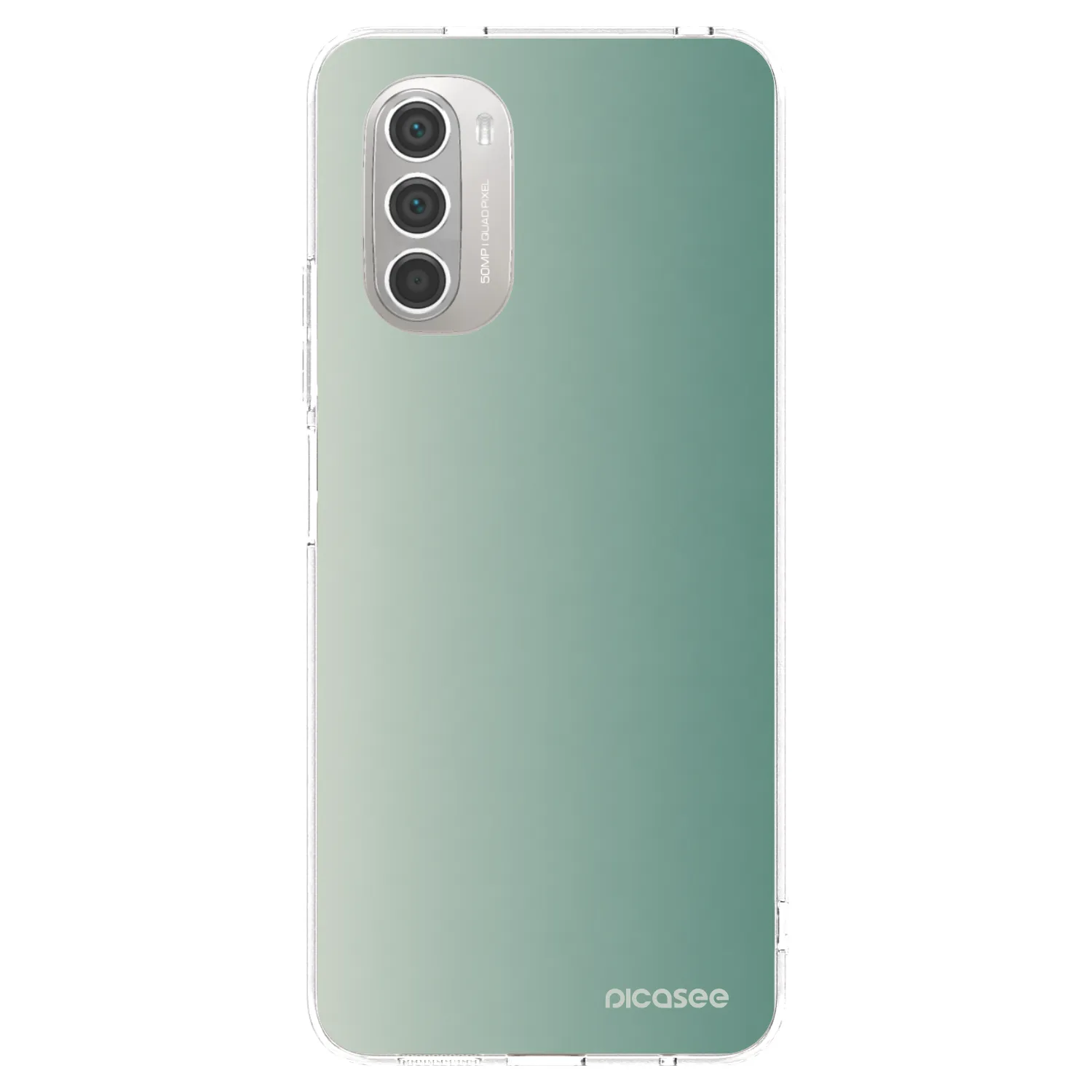 Picasee átlátszó szilikon tok az alábbi mobiltelefonokra Motorola Moto G51 - Misty Sage